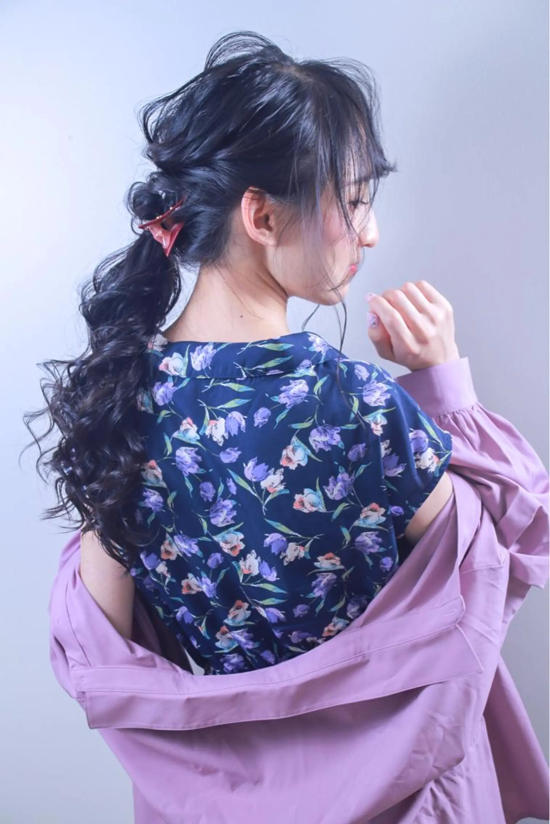 ロング カラー ヘアアレンジ 伊藤 裕貴のヘアスタイル