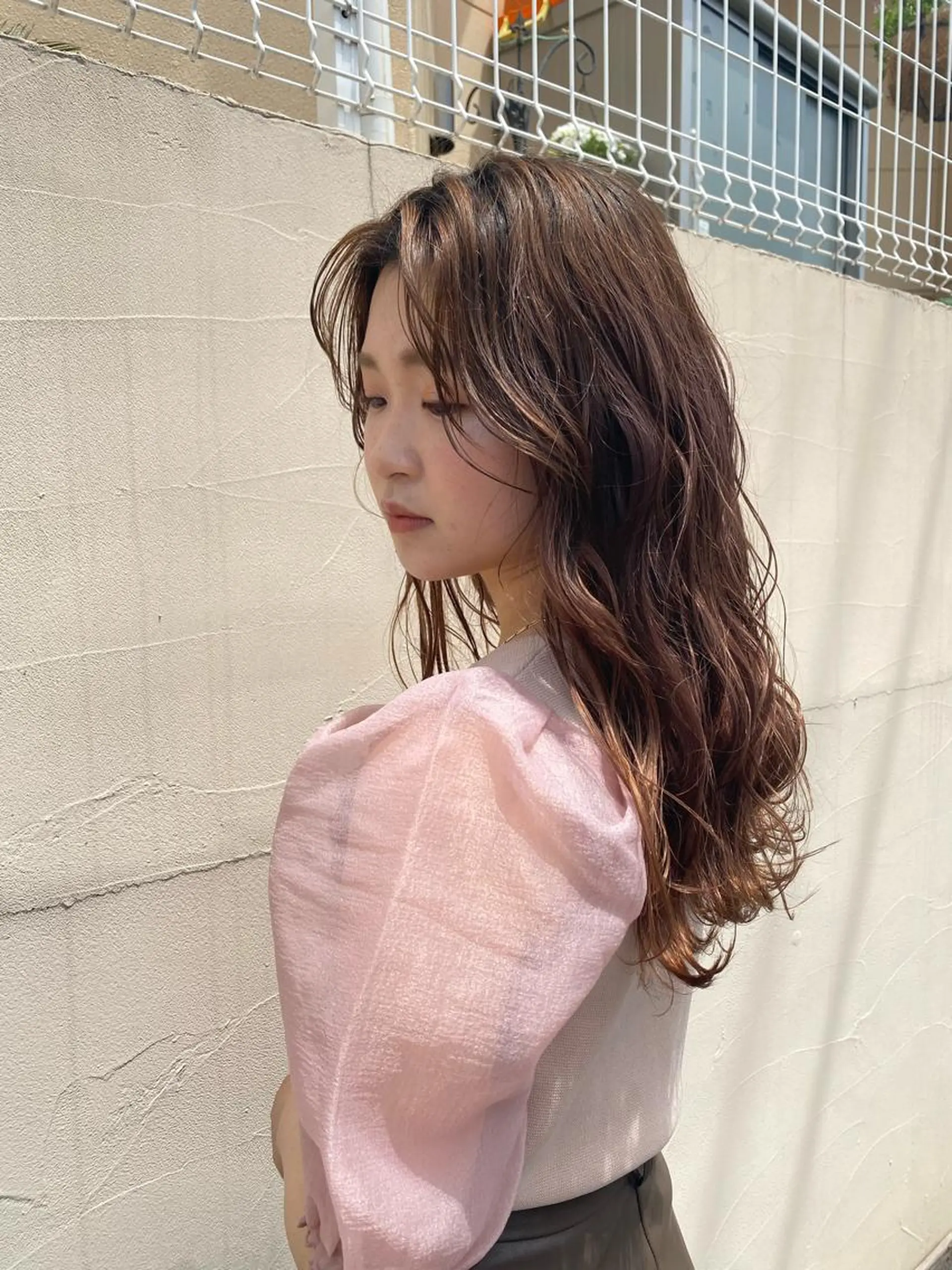 ロング カラー ヘアアレンジ 🪽髪質改善矯正 🤍MIU🤍のヘアスタイル