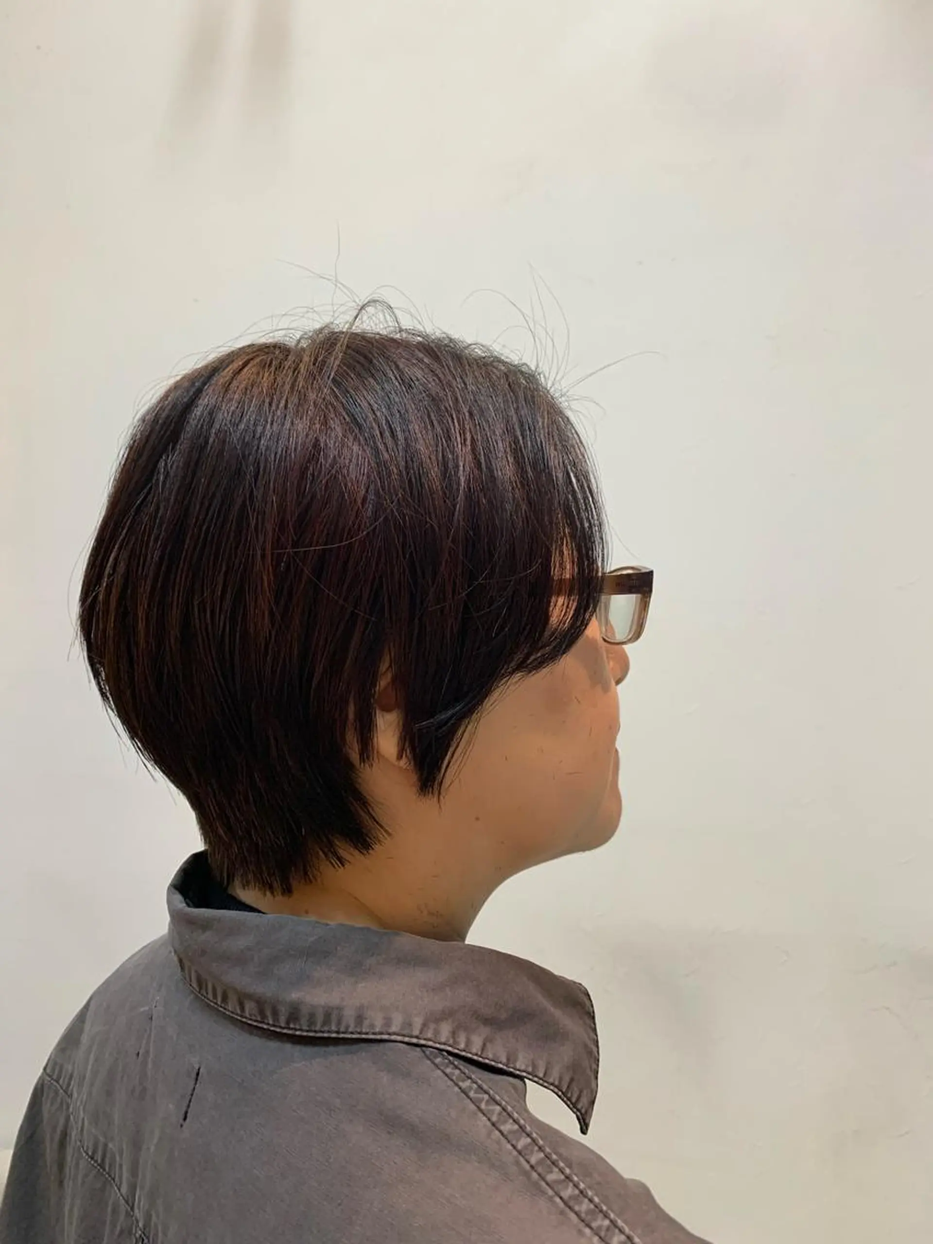 ショート ショートヘア 髪質改善ストレート/ ブリーチ／渋谷　福田のヘアスタイル