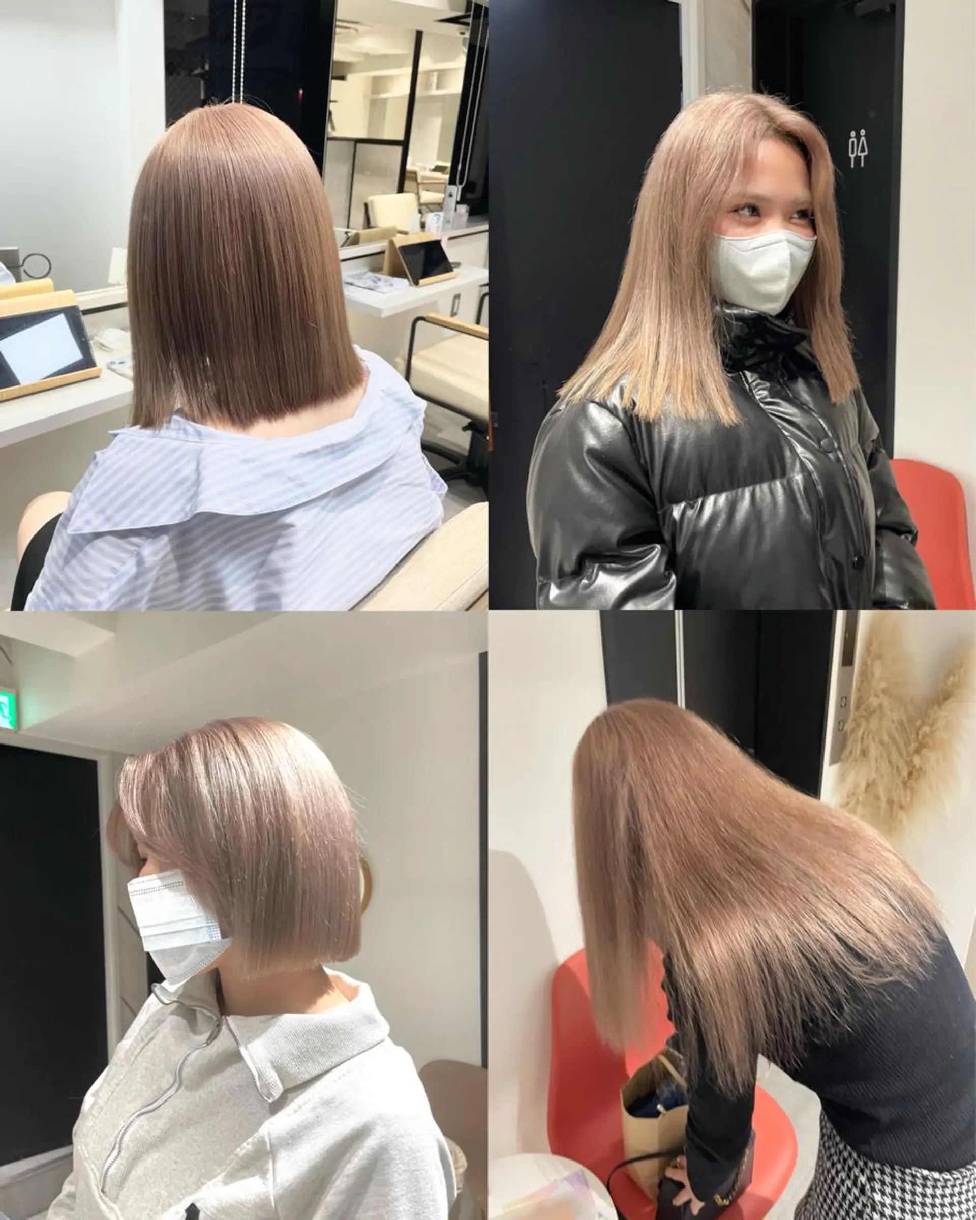 ロング カラー ヘアカラー fuka/梅田/ ミルクティーベージュのヘアスタイル