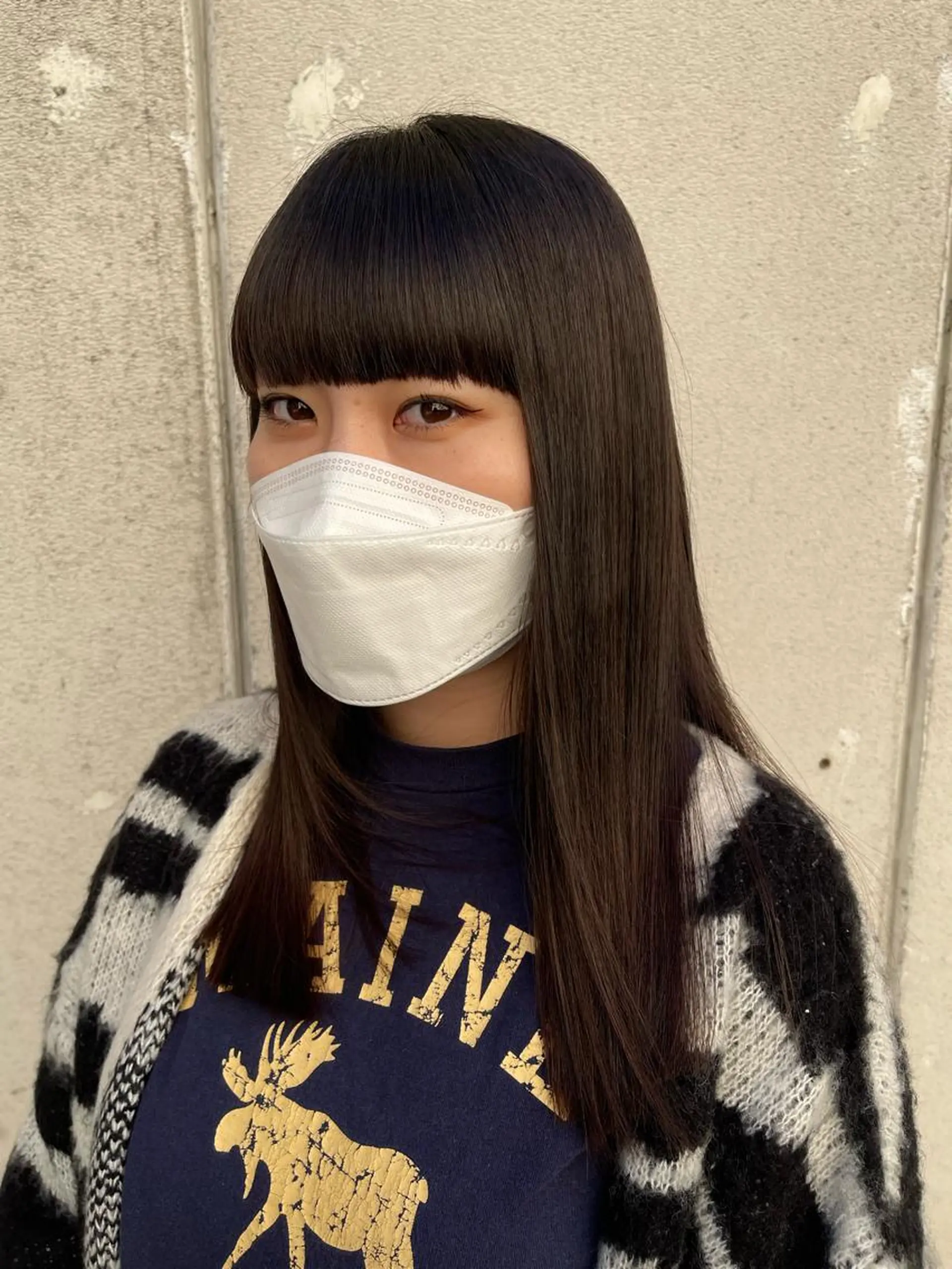 ロング SEAM アキホのヘアスタイル