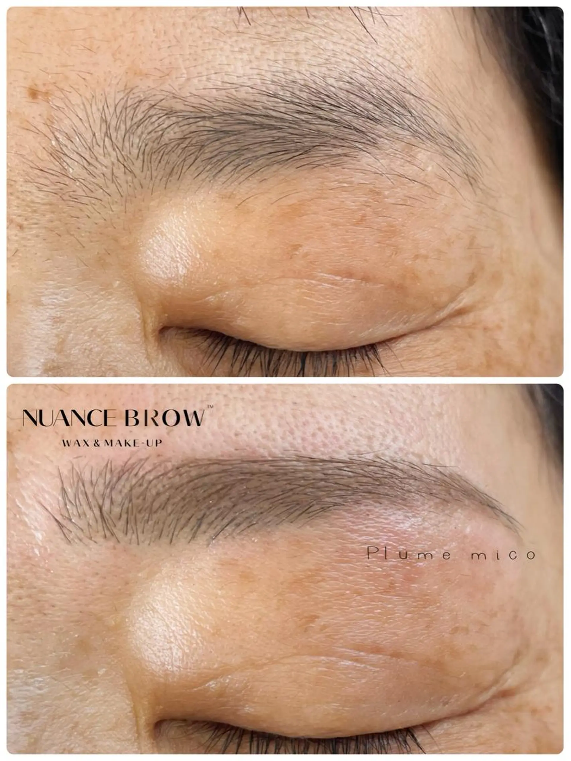 アイブロウ ワックス脱毛 Plume micoのマツエク・マツパデザイン