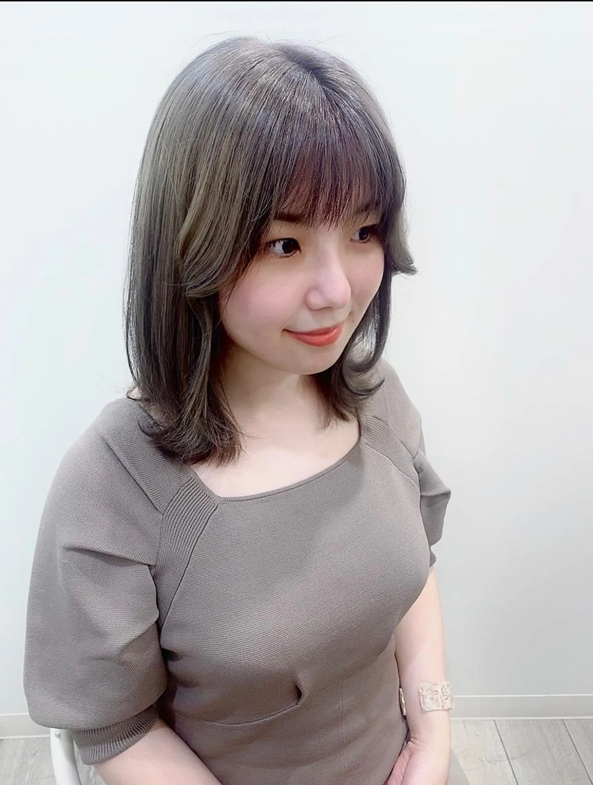 ミディアム カラー マツモト カラー/ショートボブのヘアスタイル