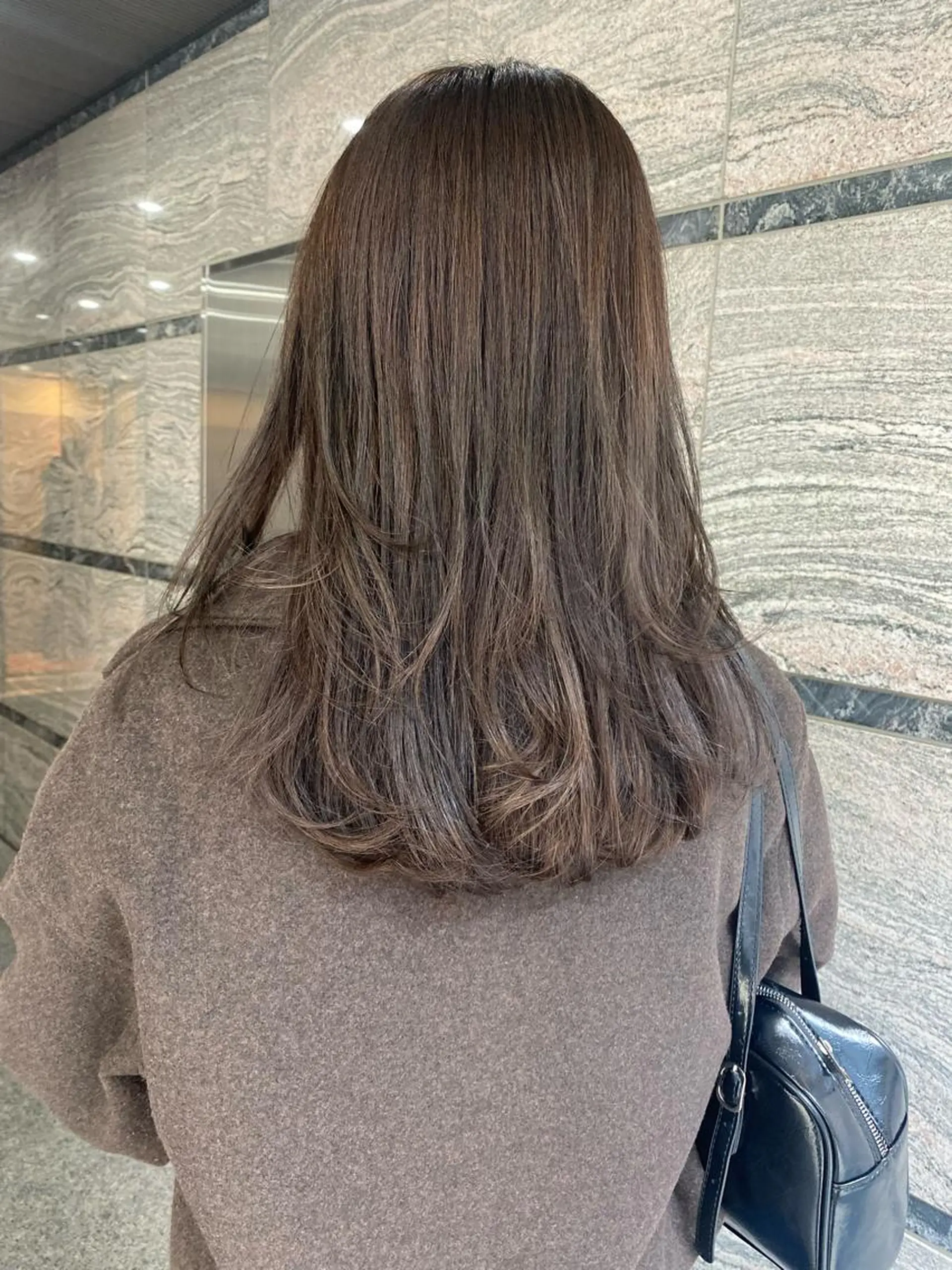 ロング レイヤーカット ヘアカラー トリートメント ୨୧柔らかいカラー nozomi ୨୧のヘアスタイル