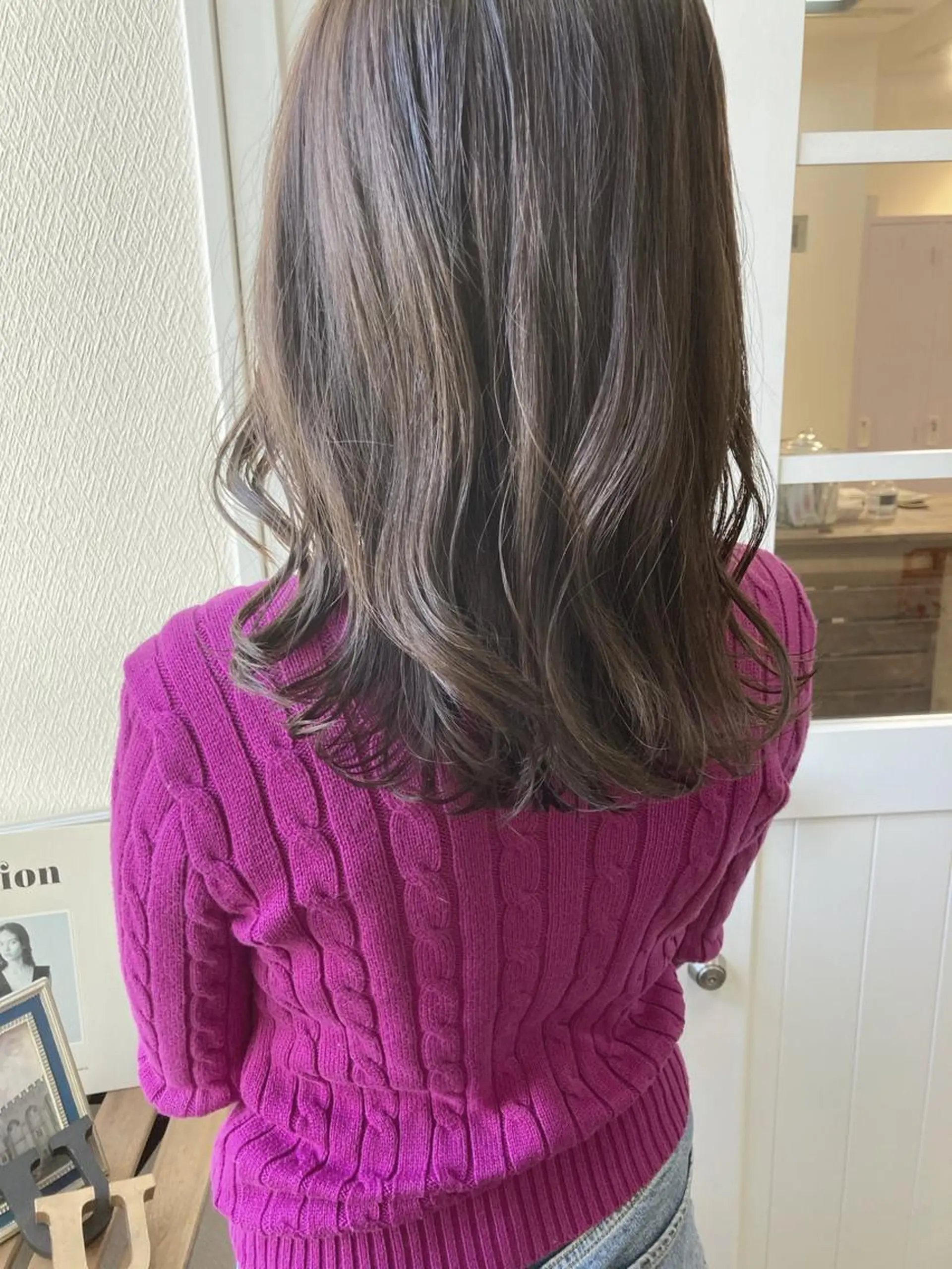 セミロング カラー ハイライトカラー ハイライト 小木曽智美 /ボブ/ショートのヘアスタイル