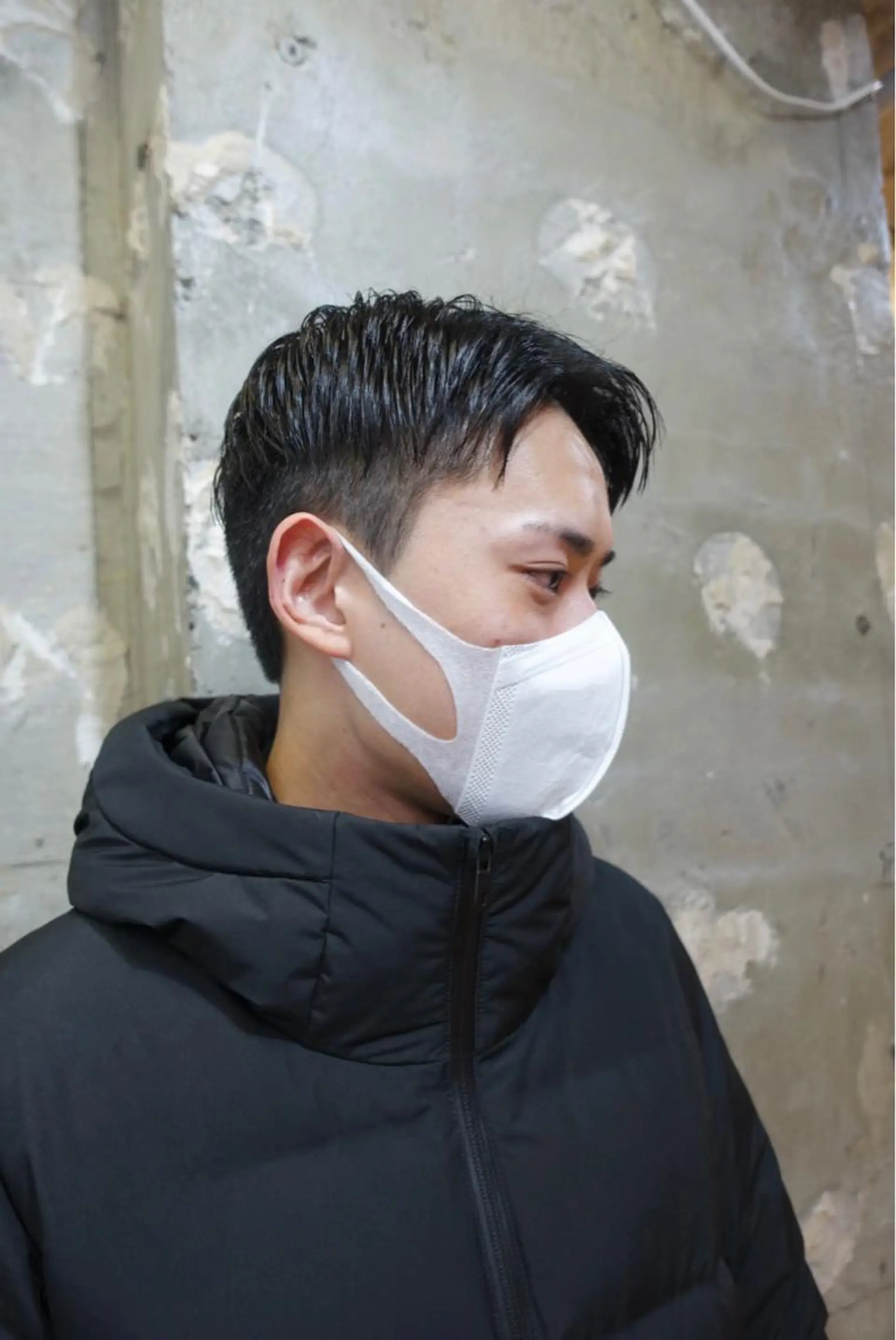 ショート メンズ メンズブリーチ センターパート メンズハイライト メンズ韓国風 マッシュ tension 【テンション】のヘアスタイル