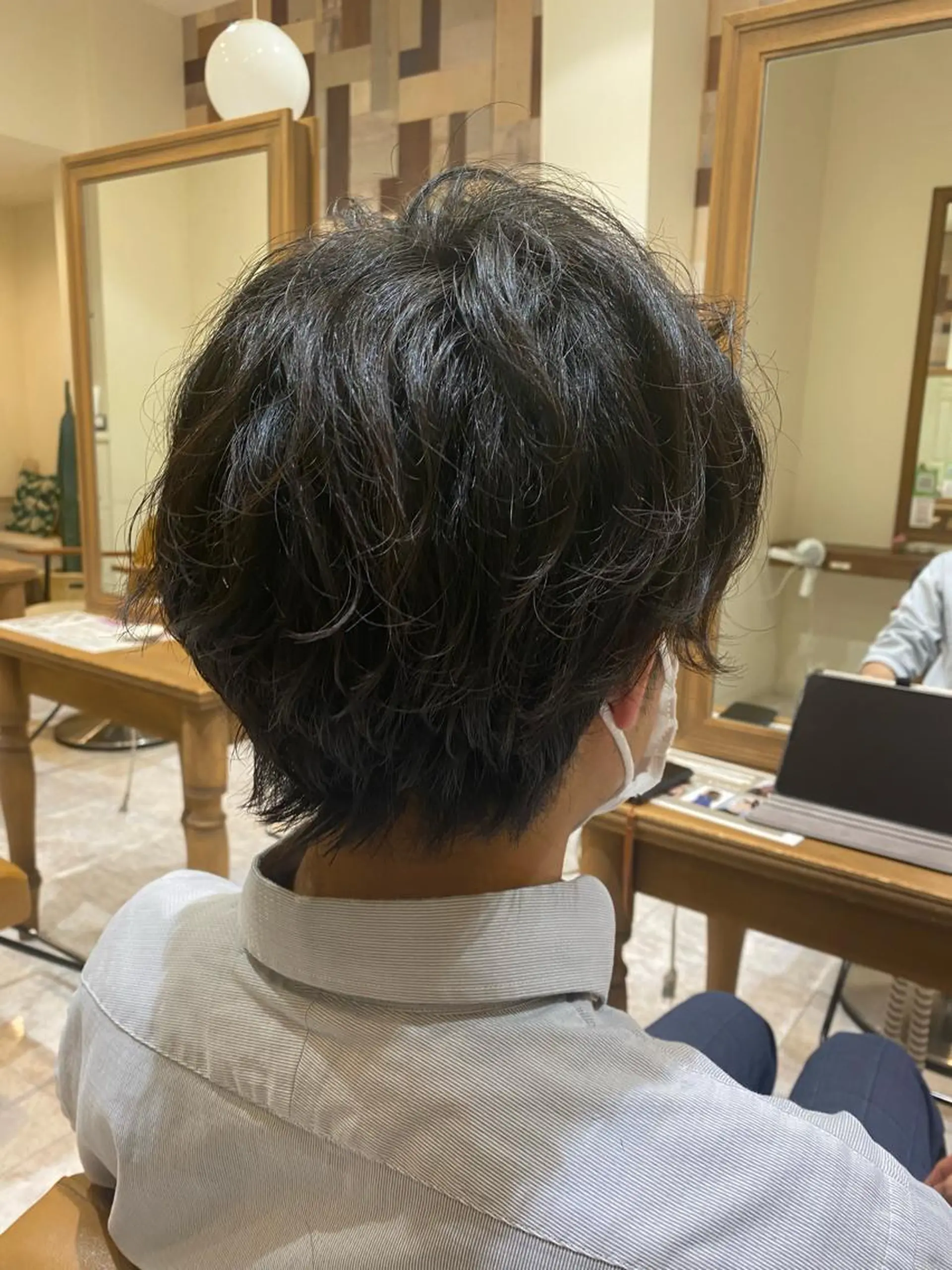 ショート パーマ メンズ メンズパーマ いいの ともこのヘアスタイル