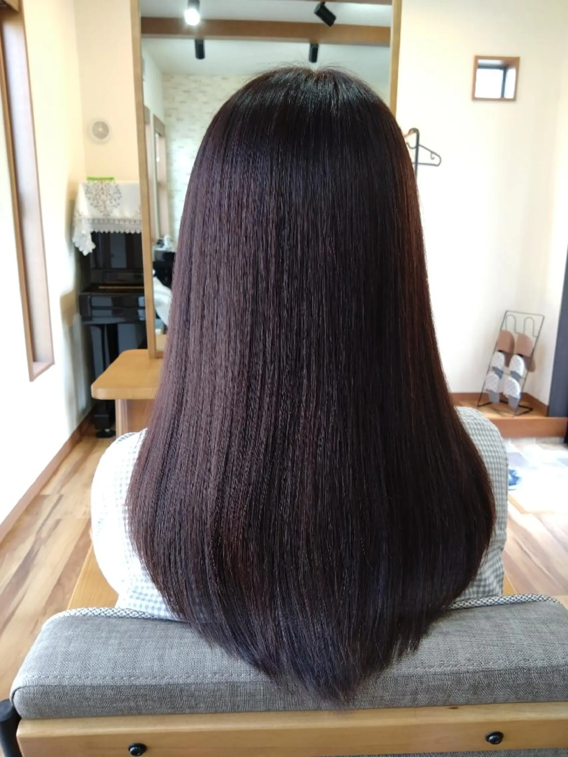 セミロング カラー 縮毛矯正 トリートメント カット ヘアカラー パーマ 縮毛矯正 トリートメント crea   芦田 武栄のヘアスタイル