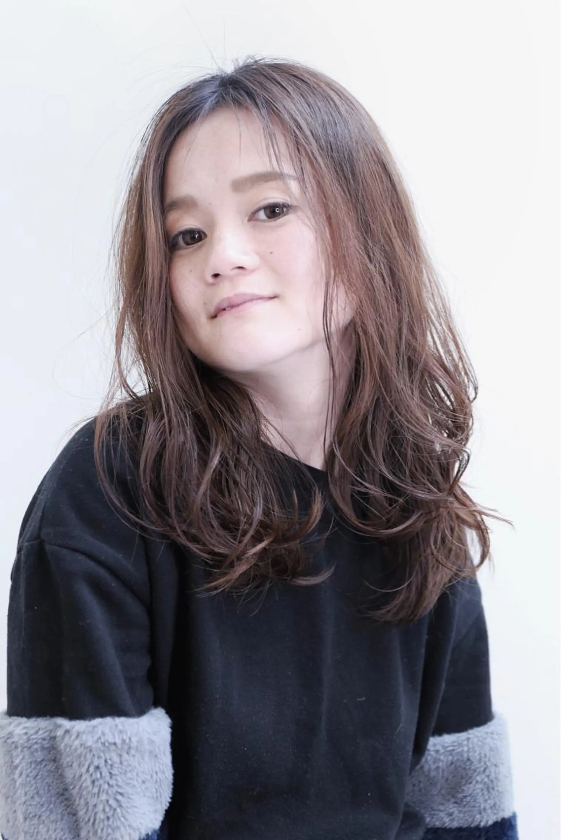 ロング カラー イルミナカラー トリートメント カット ヘアカラー 髪質改善/イルミナ/ 城崎のヘアスタイル