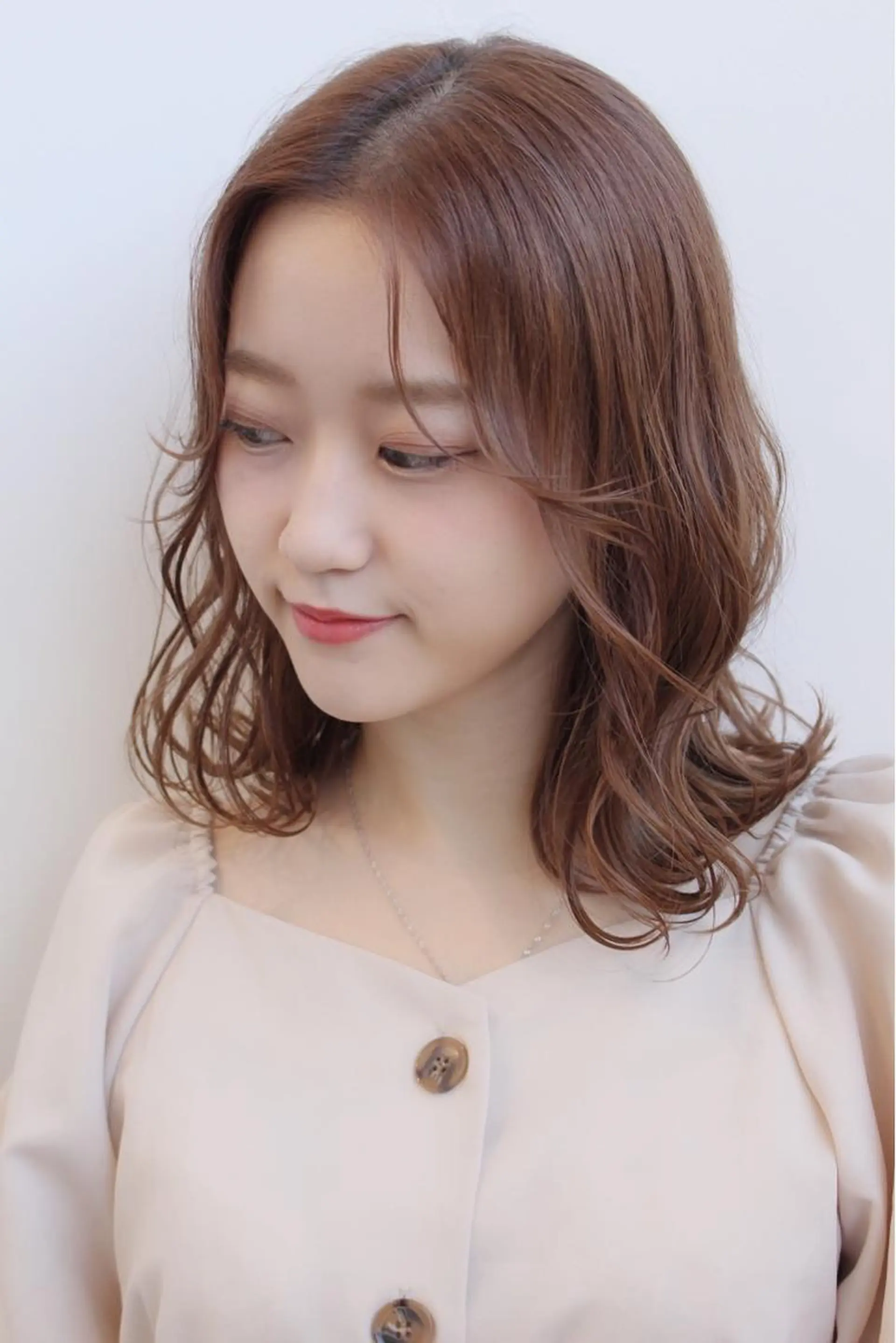 ミディアム カラー 髪質改善カラー ショートボブ専門のヘアスタイル