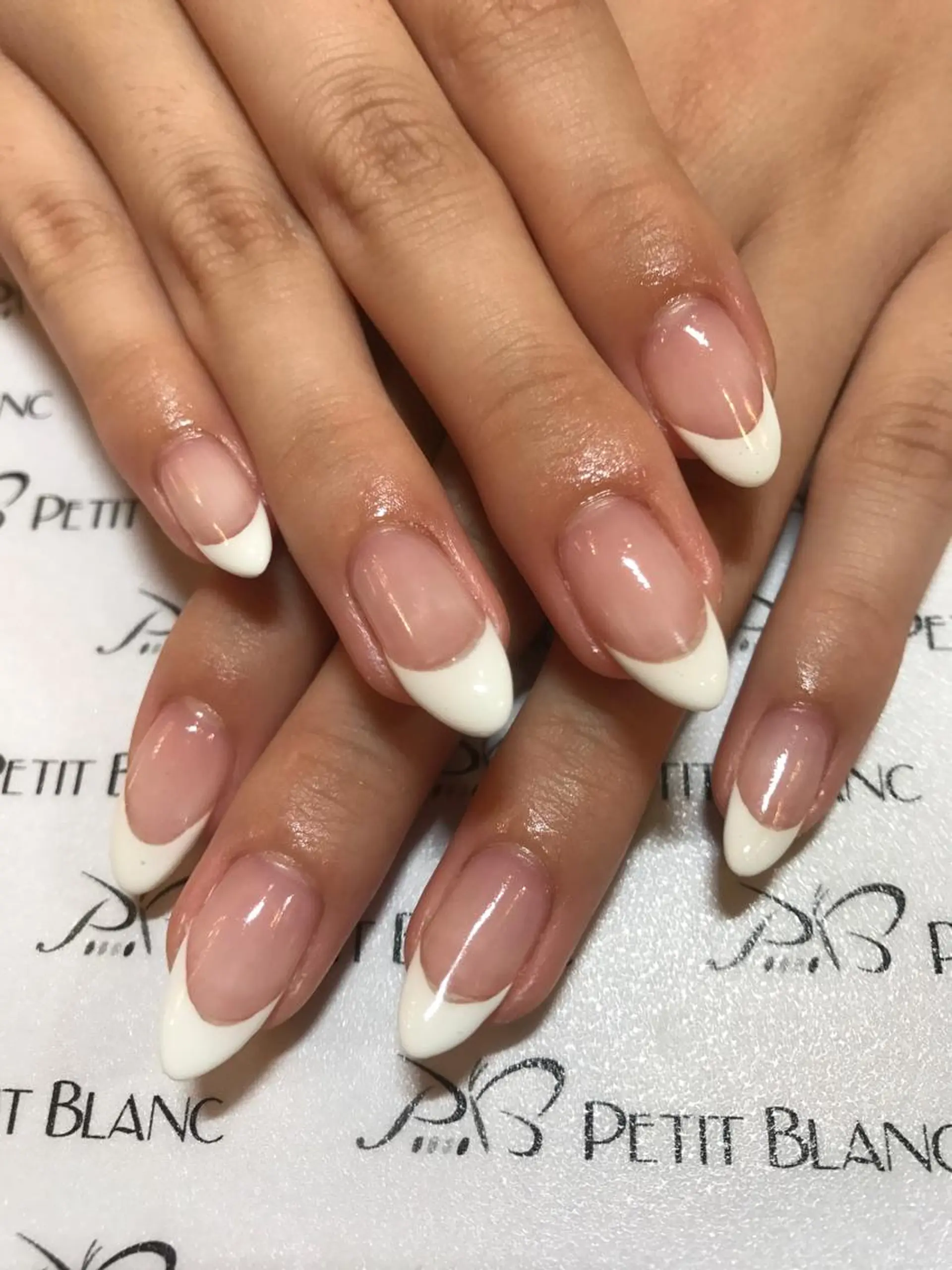 ネイル フレンチネイル PetitBlanc KAZUKIのネイルデザイン