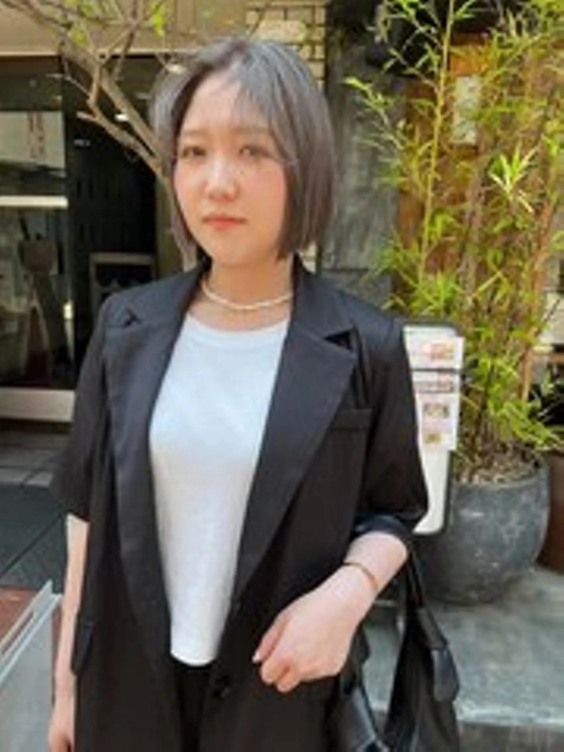 ショート カット ヘアカラー トリートメント nelke/レイヤー 立川/ブリーチのヘアスタイル