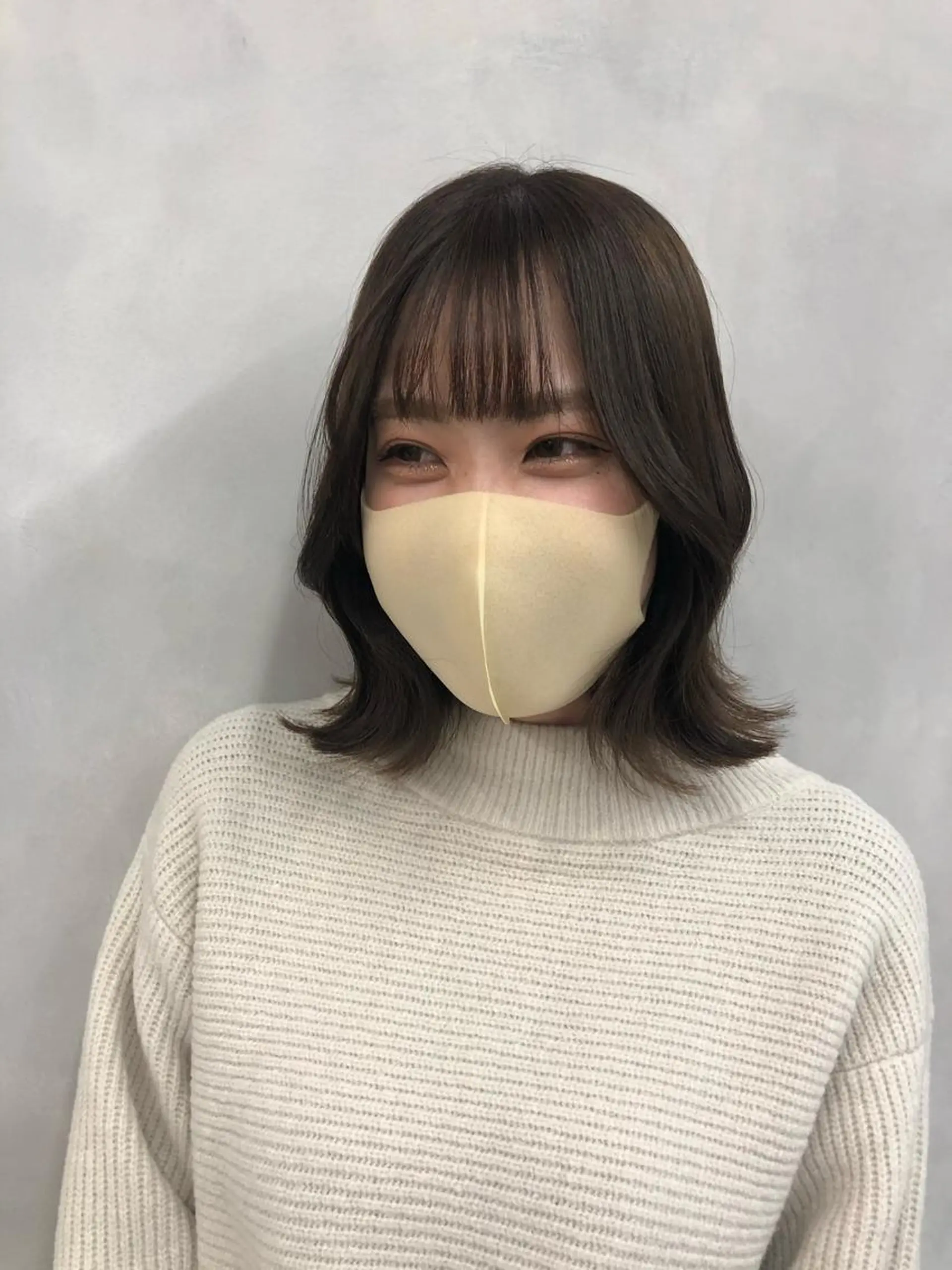 ミディアム 韓国風ヘア カット ヘアカラー トリートメント ❤︎︎韓国ヘア❤︎︎ 𝑺𝒉𝒊𝒉𝒐のヘアスタイル