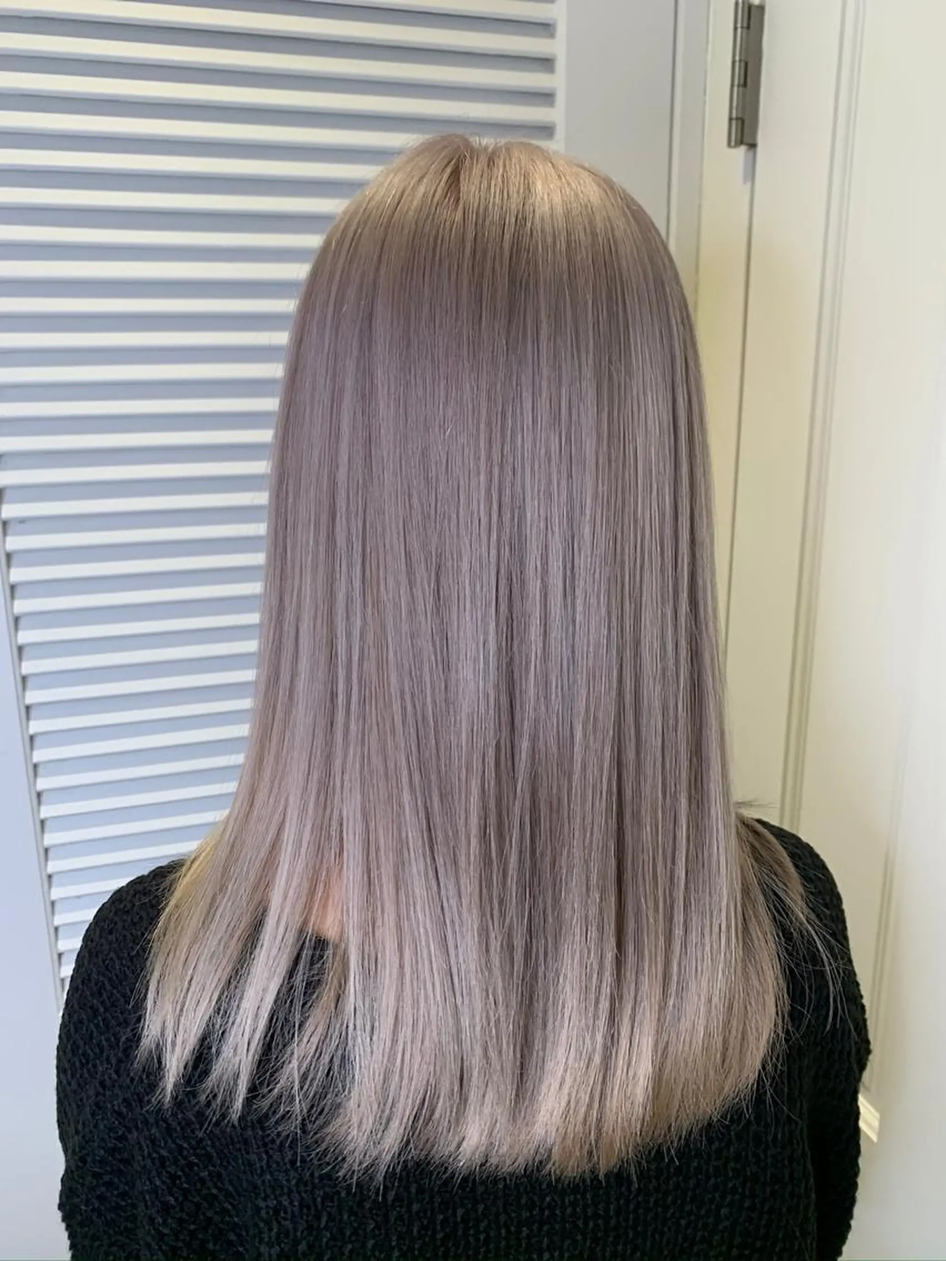 セミロング ヘアカラー トリートメント 渋谷ハイトーン/ デザインカラー阿部のヘアスタイル