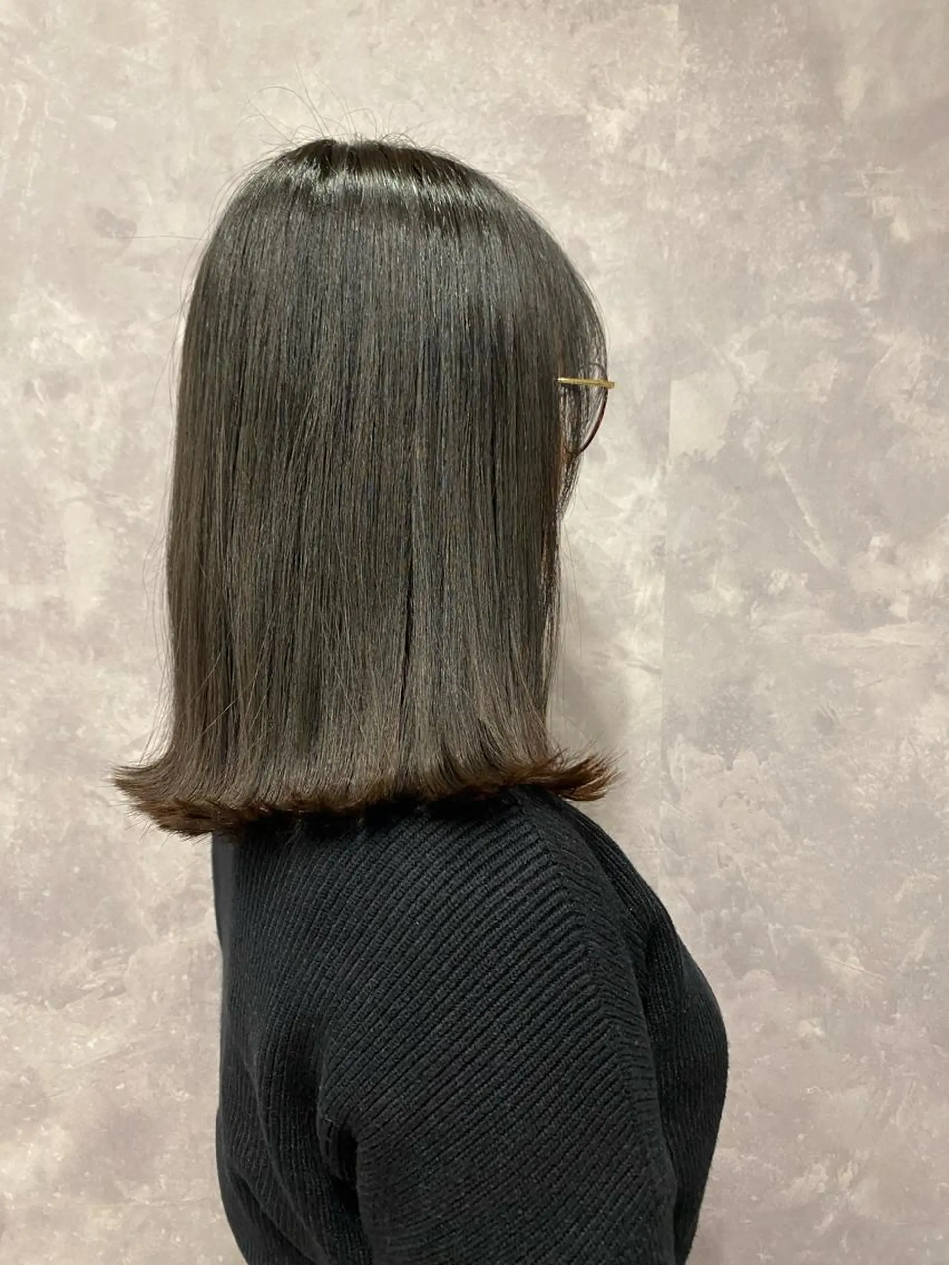 ミディアム カラー ヘアアレンジ 🥀暖色韓国ヘア💕 保科侑花のヘアスタイル