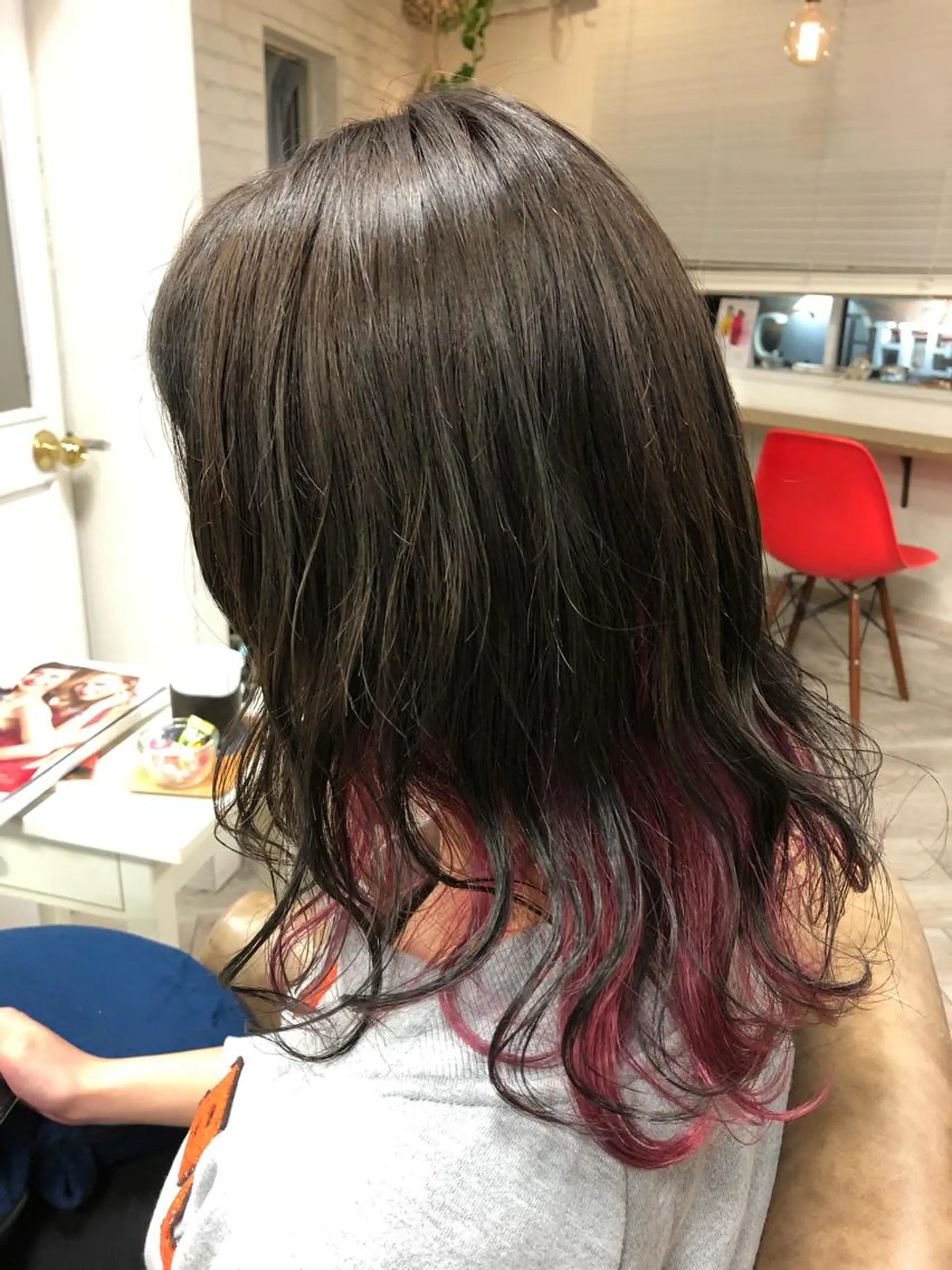 セミロング カラー インナーカラー 髪質改善/艶髪 やまなかのヘアスタイル
