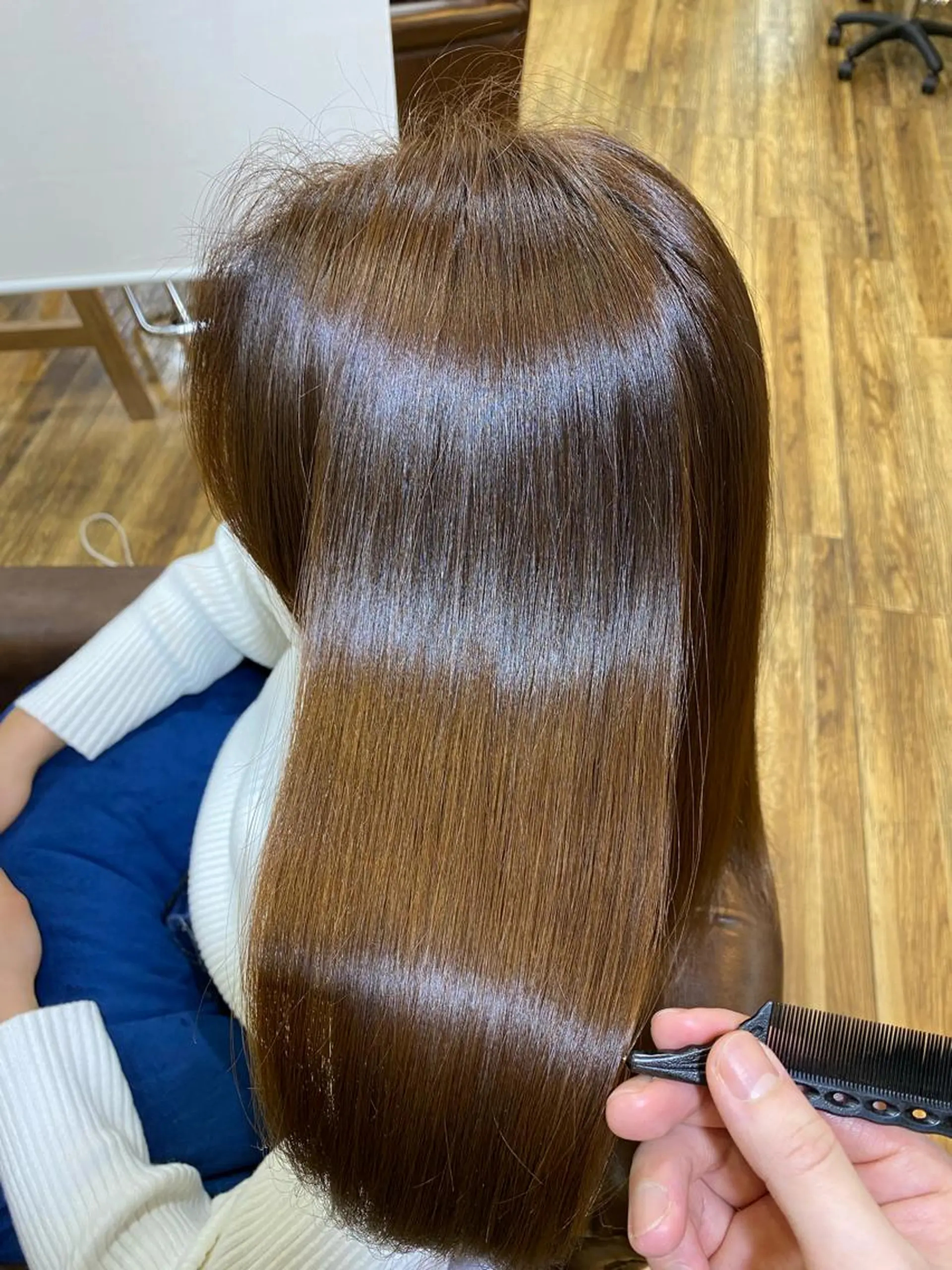 セミロング prier×Kew hair所属・服部 樹季のヘアスタイル