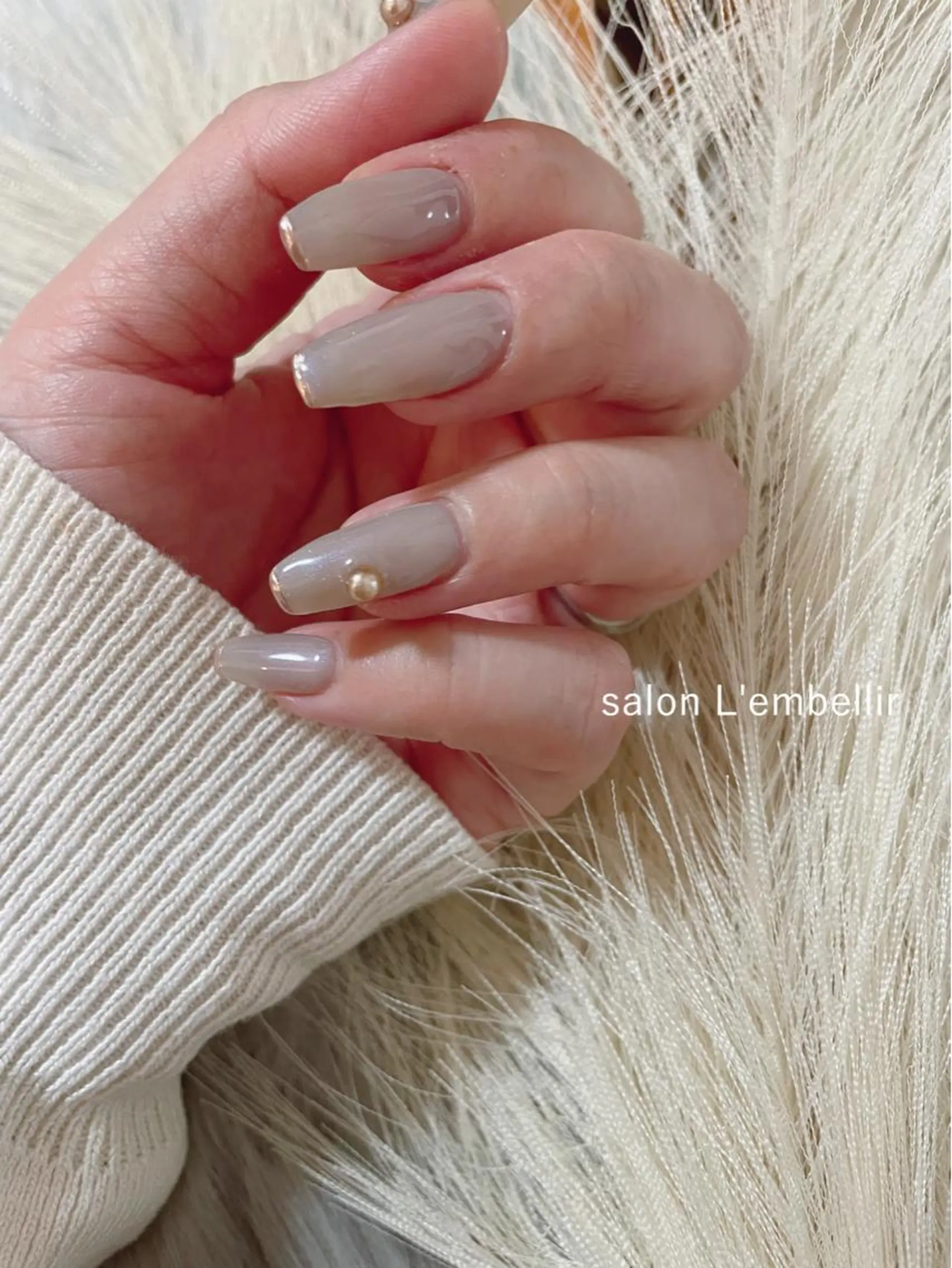 ネイル フレンチネイル salon L'embellirのネイルデザイン