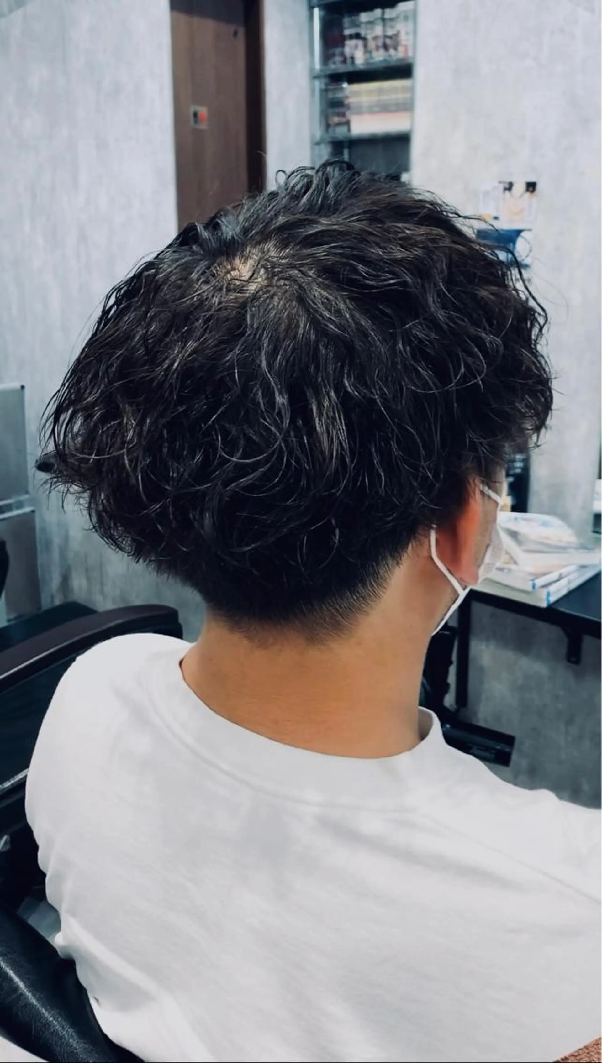 ショート パーマ メンズ メンズパーマ スパイラルパーマ メンズ支持数No.1 👑リュウ👑のヘアスタイル