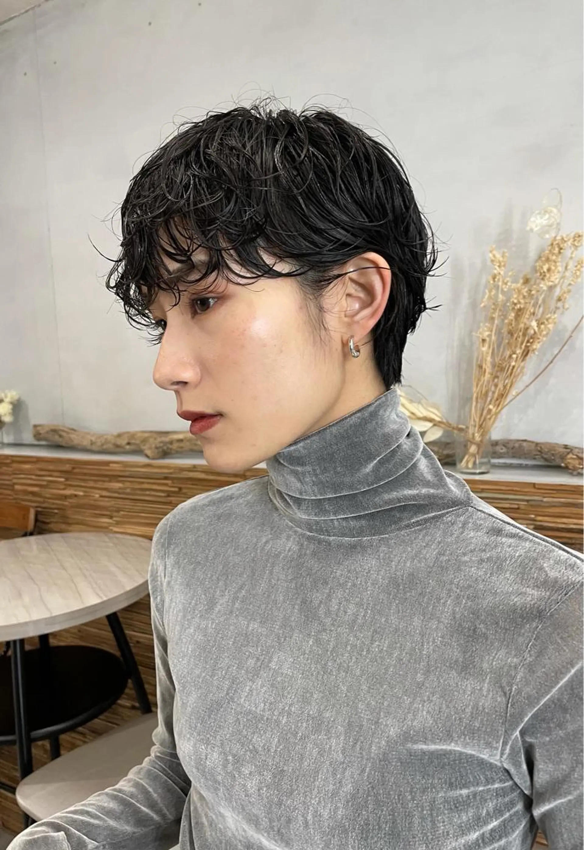 ショート パーマ ボブ/透明感カラー 🌿栄🌿kouneのヘアスタイル