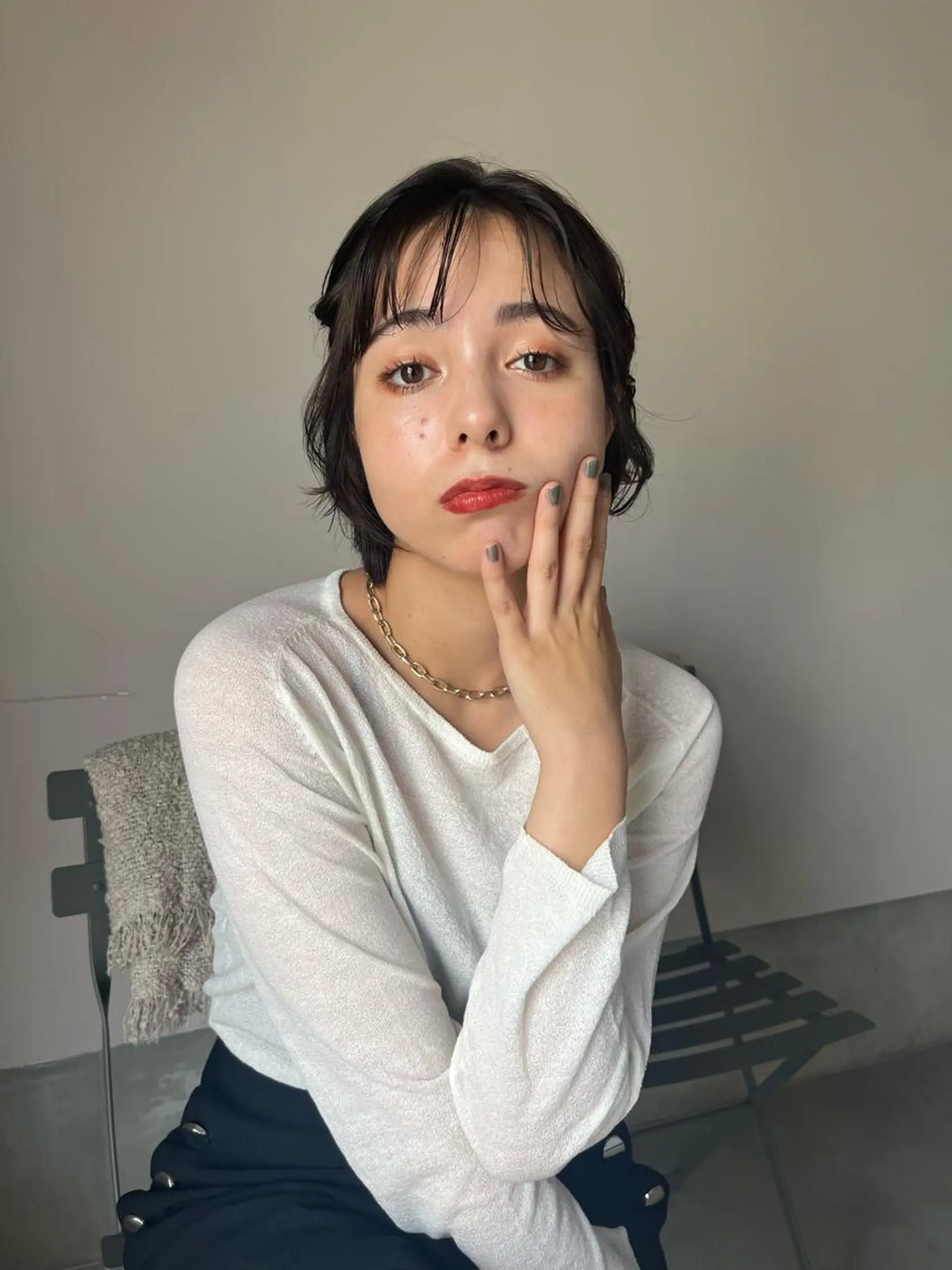 カラー パーマ ヘアアレンジ 透明感ケアカラー/ レイヤー/ryokaのヘアスタイル