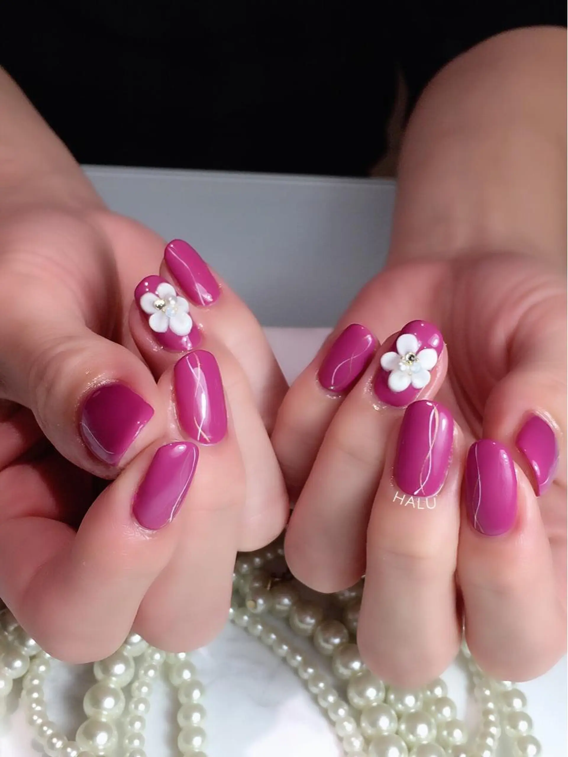 ネイル ぷっくりネイル HALU ハルのネイルデザイン