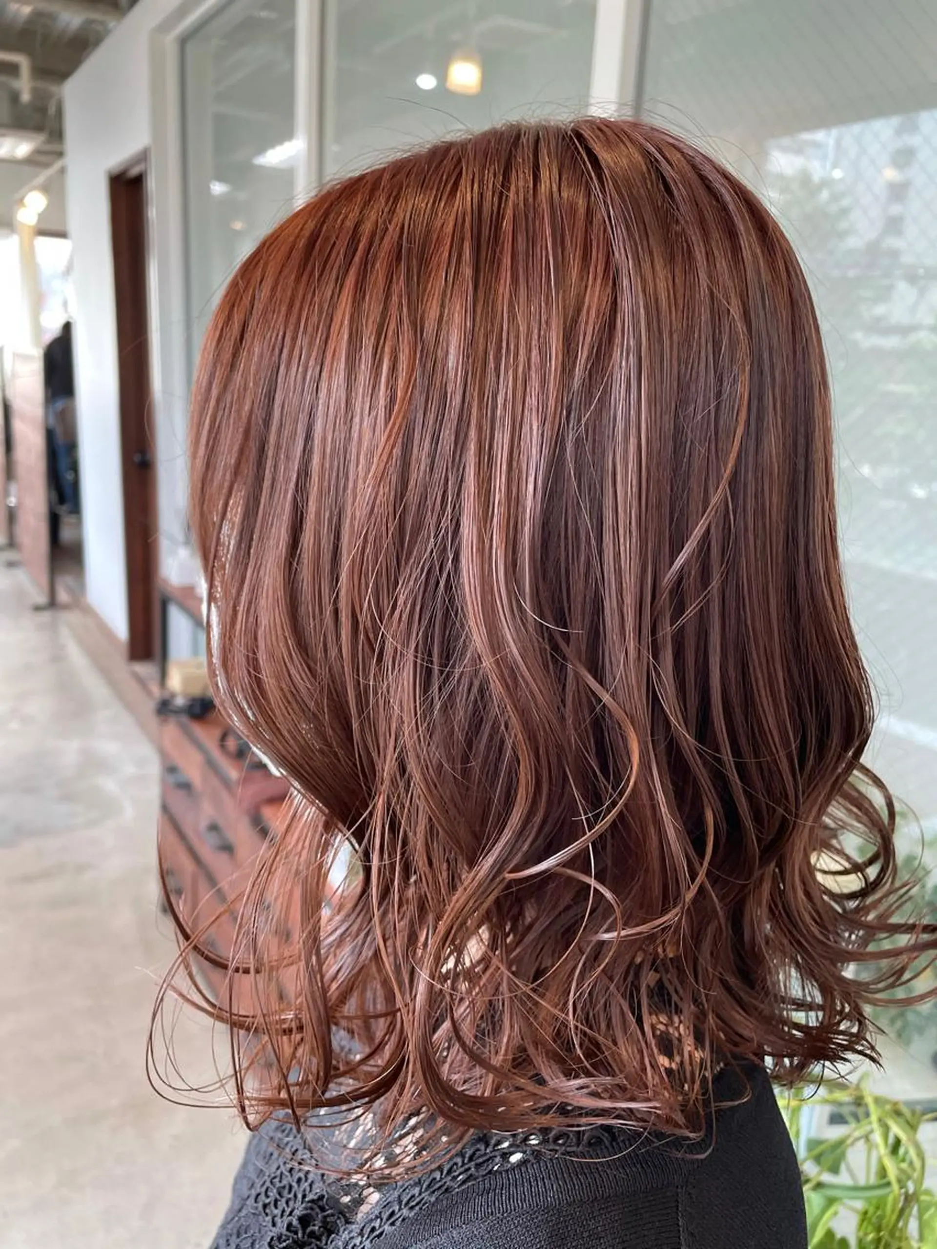 ミディアム カラー パーマ ✨菅近 湧太✨のヘアスタイル