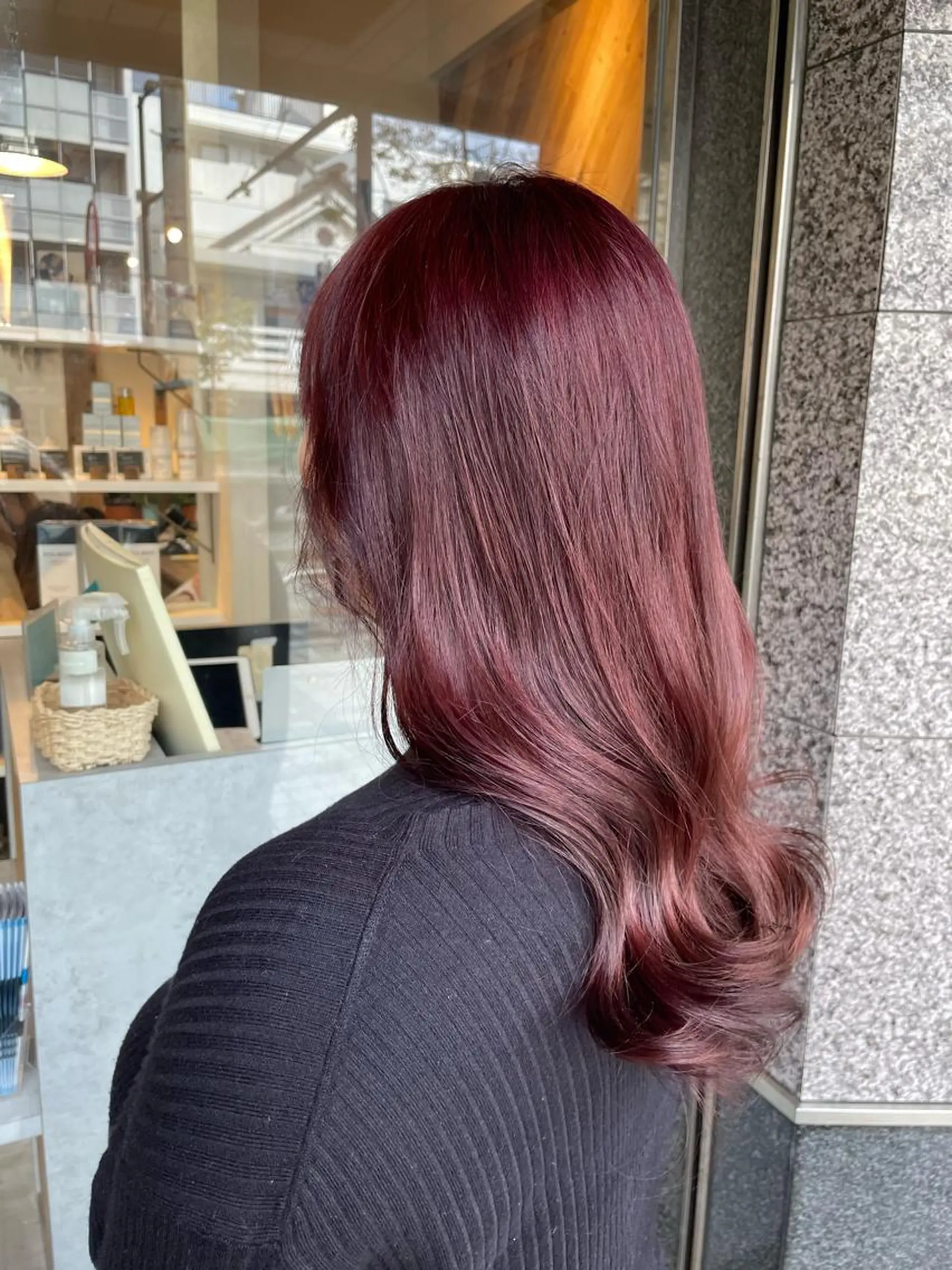 ミディアム 山本 陸央のヘアスタイル