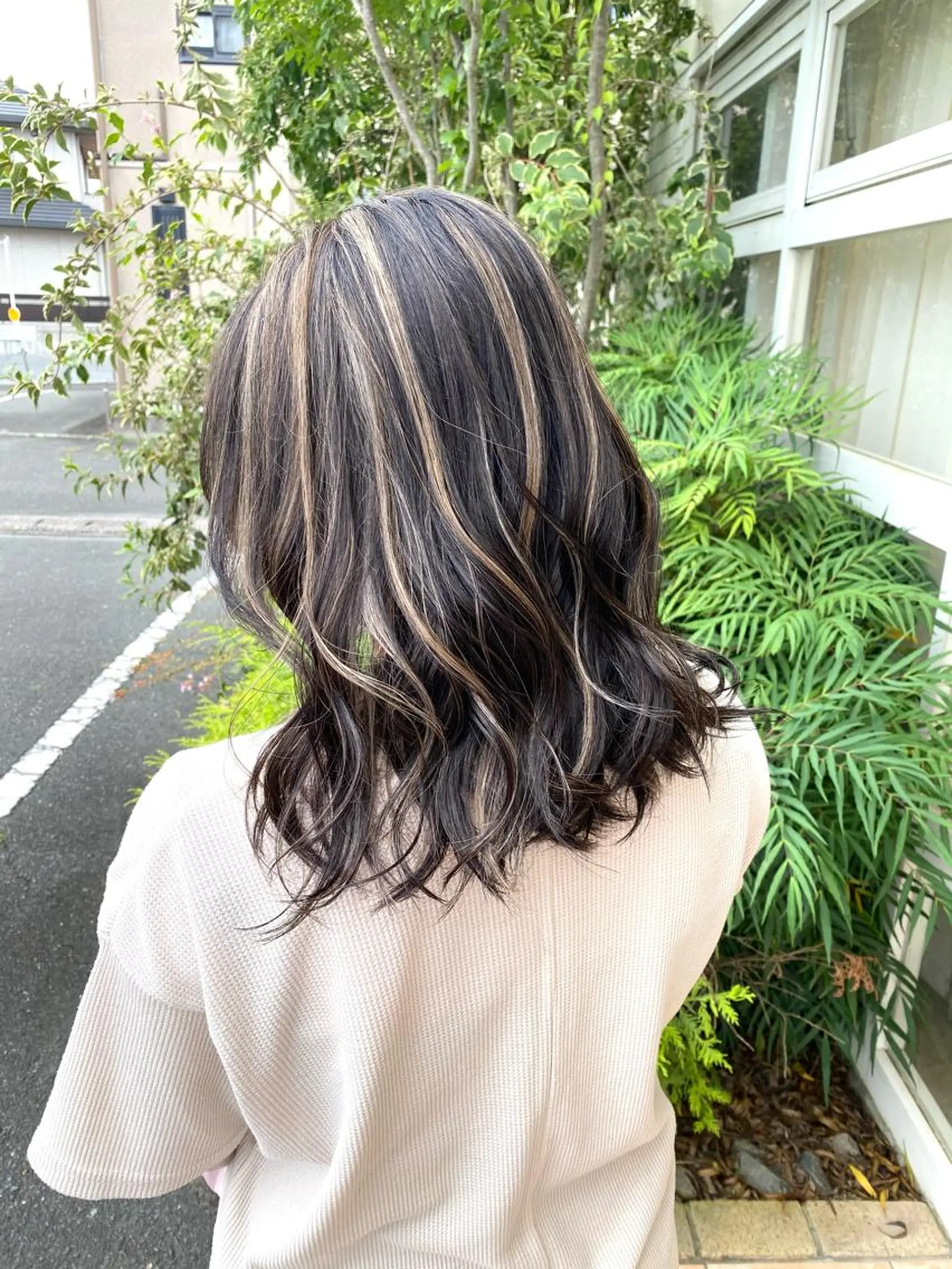 セミロング ヘアカラー トリートメント 大橋 聖哉のヘアスタイル