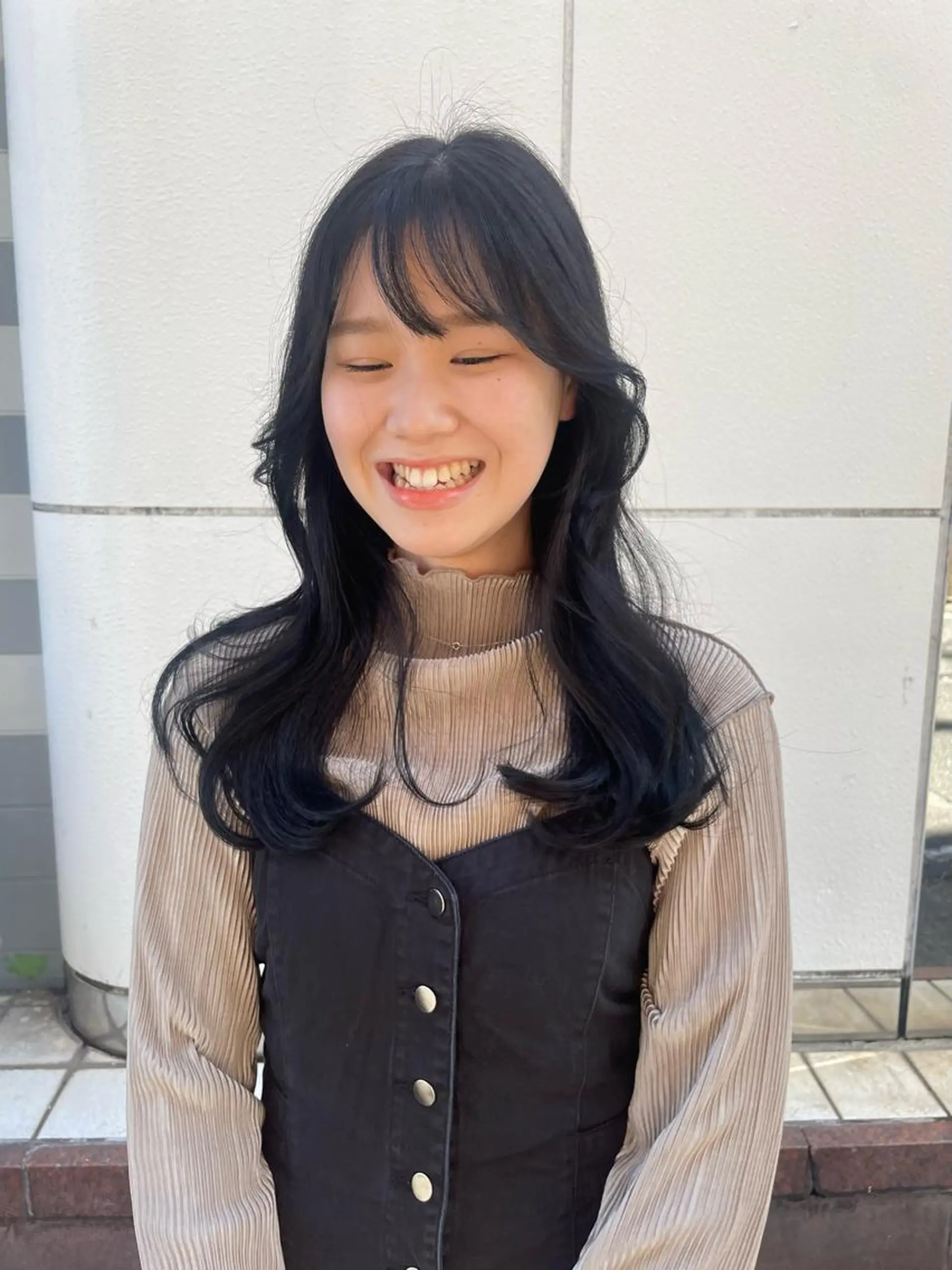 ロング カラー ヘアカラー トリートメント レイヤー/高橋 みく /池下/千種のヘアスタイル