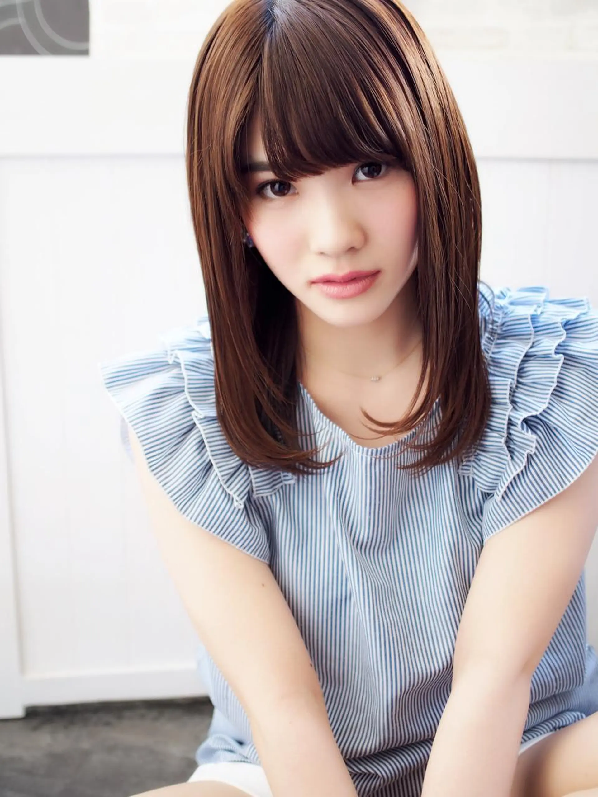 ミディアム ほさか しんごのヘアスタイル