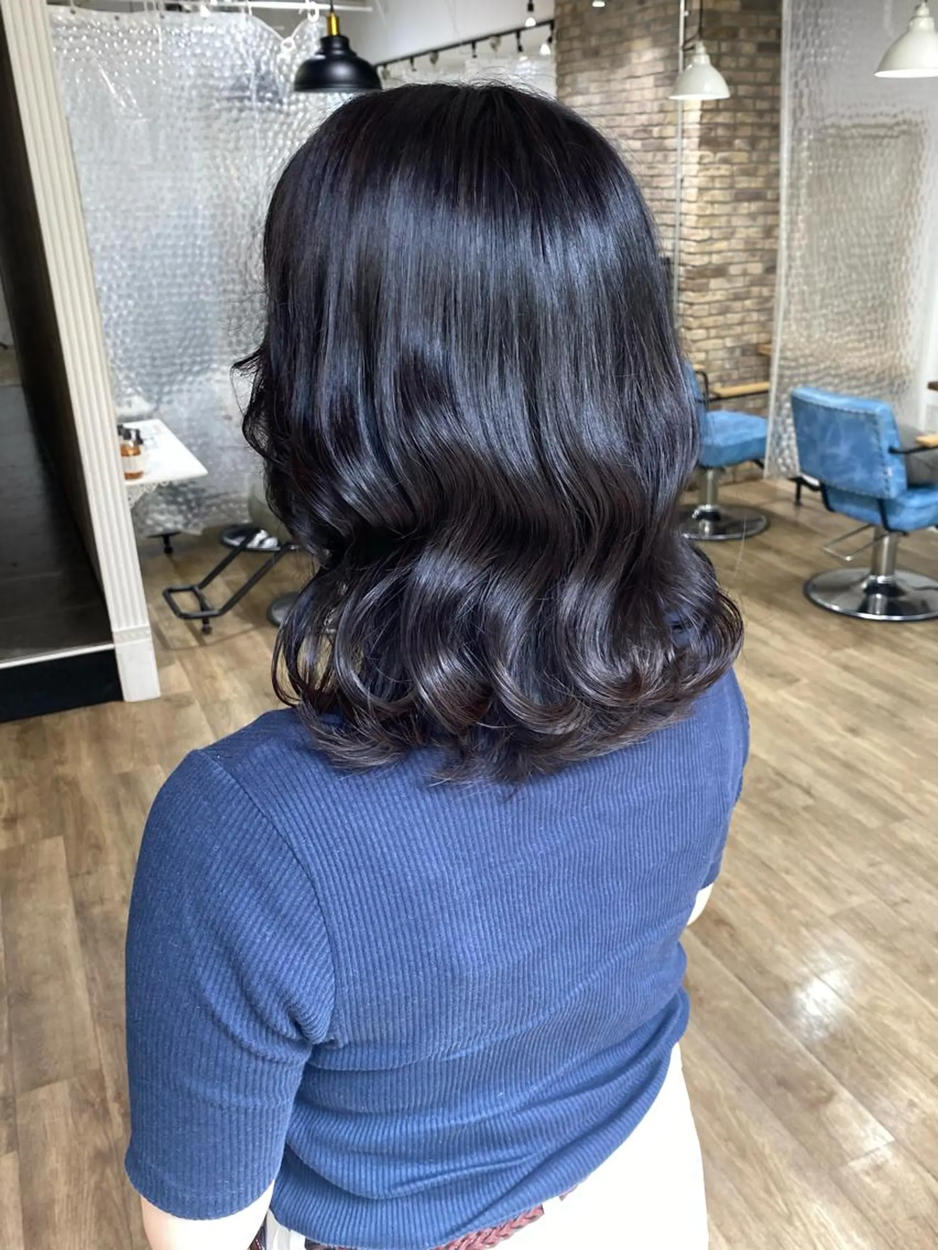 セミロング カラー otoha✳︎ くすみカラーのヘアスタイル