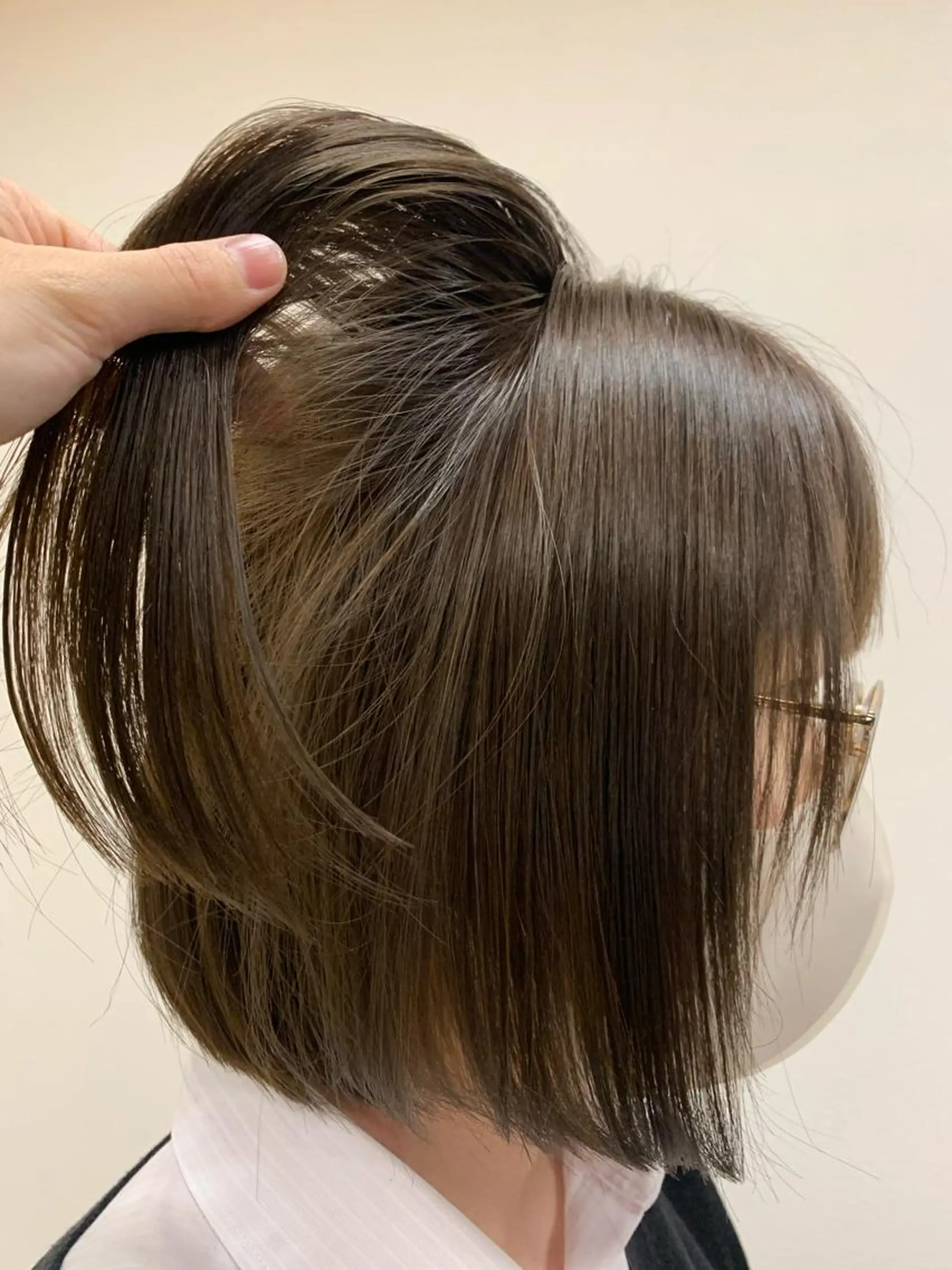ミディアム カラー 鈴木 まりやのヘアスタイル