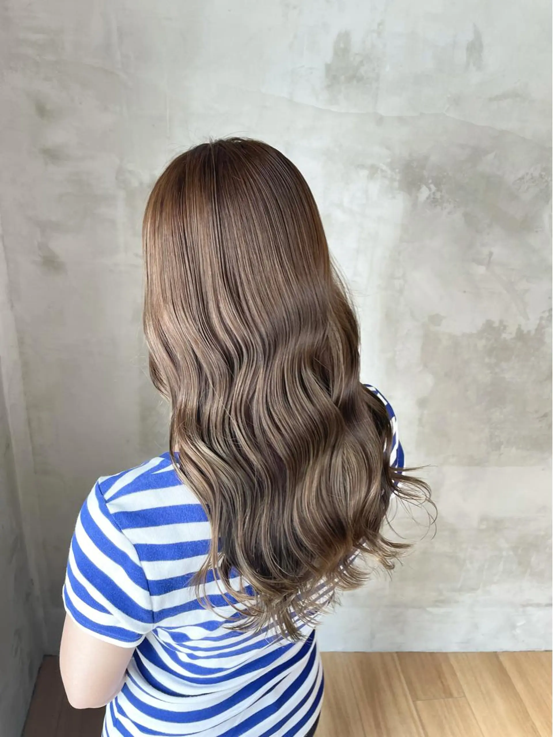 ロング カラー カット ヘアカラー トリートメント 🎀透明感カラー🎀 mikaのヘアスタイル