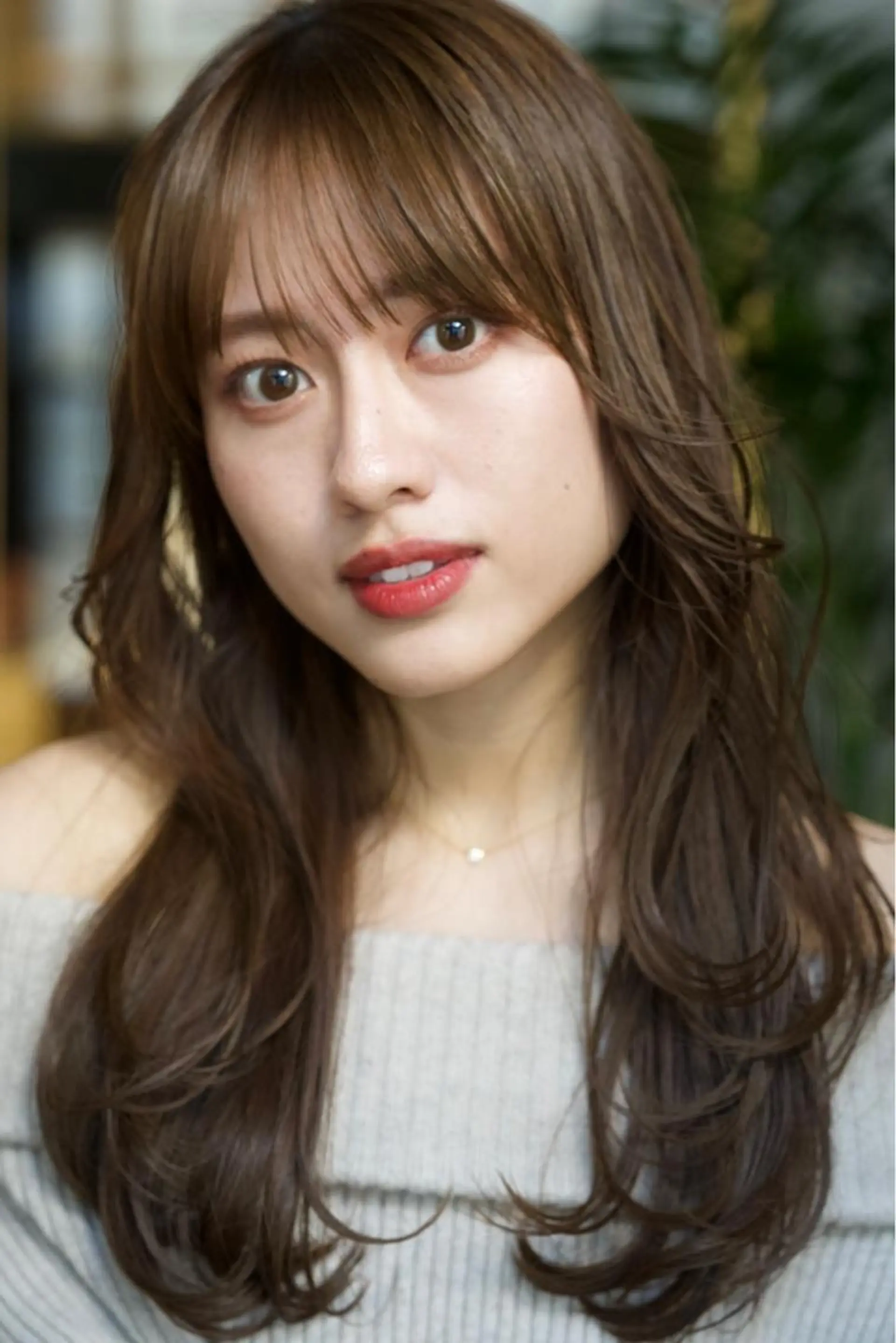 セミロング 美髪改善ストレート/ 植村友哉のヘアスタイル