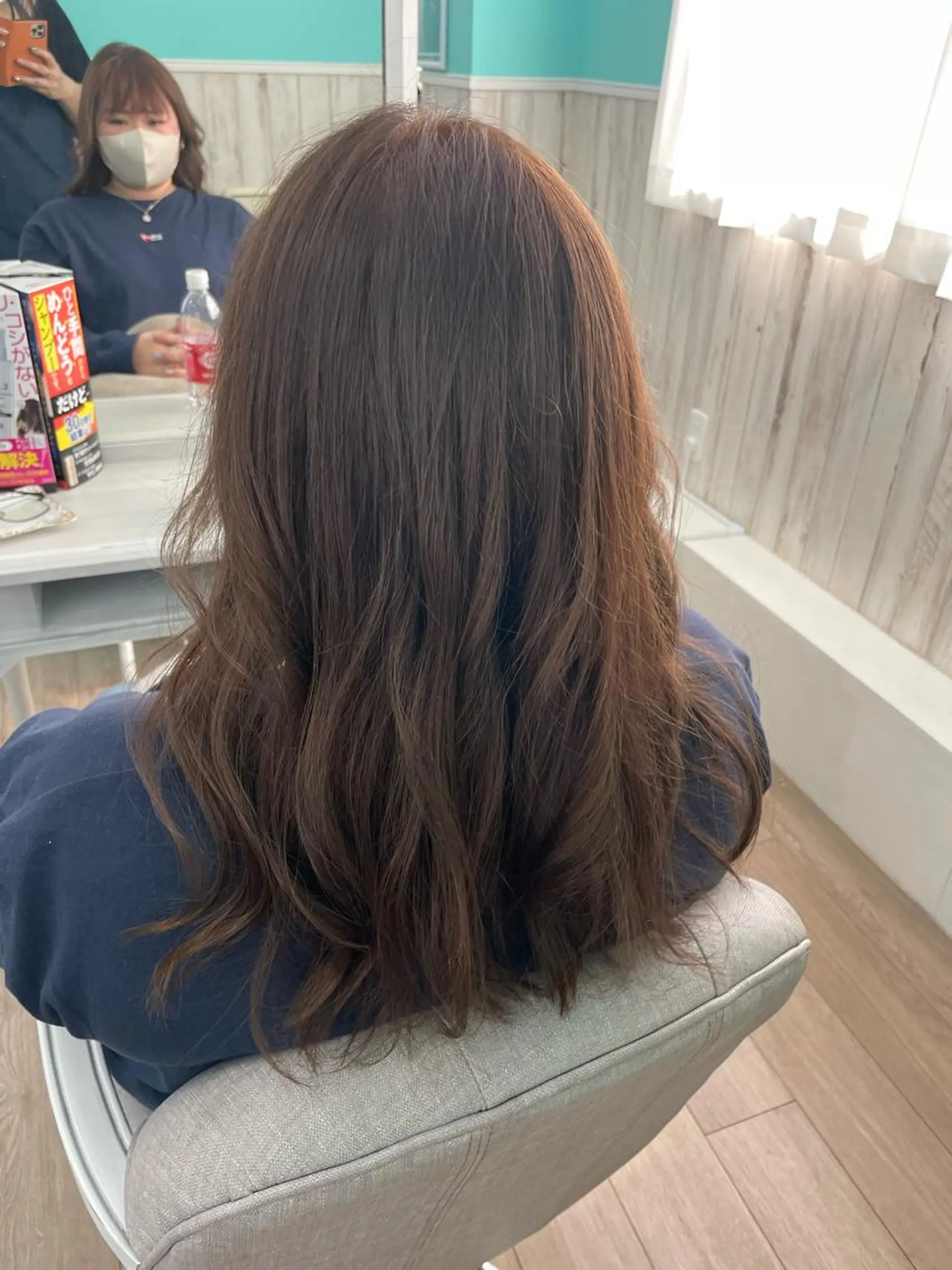 セミロング カット ヘアカラー トリートメント 🐆アンドウ チカコ🦓のヘアスタイル