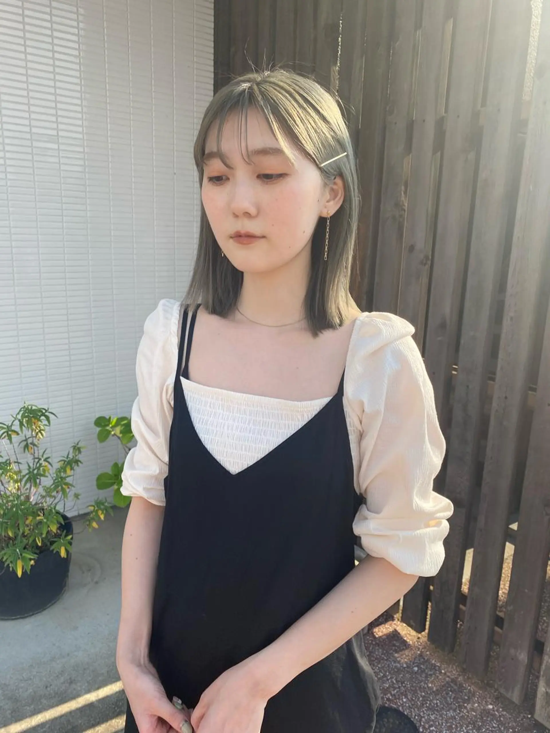 ミディアム カラー レイヤーカット/ マリアのヘアスタイル