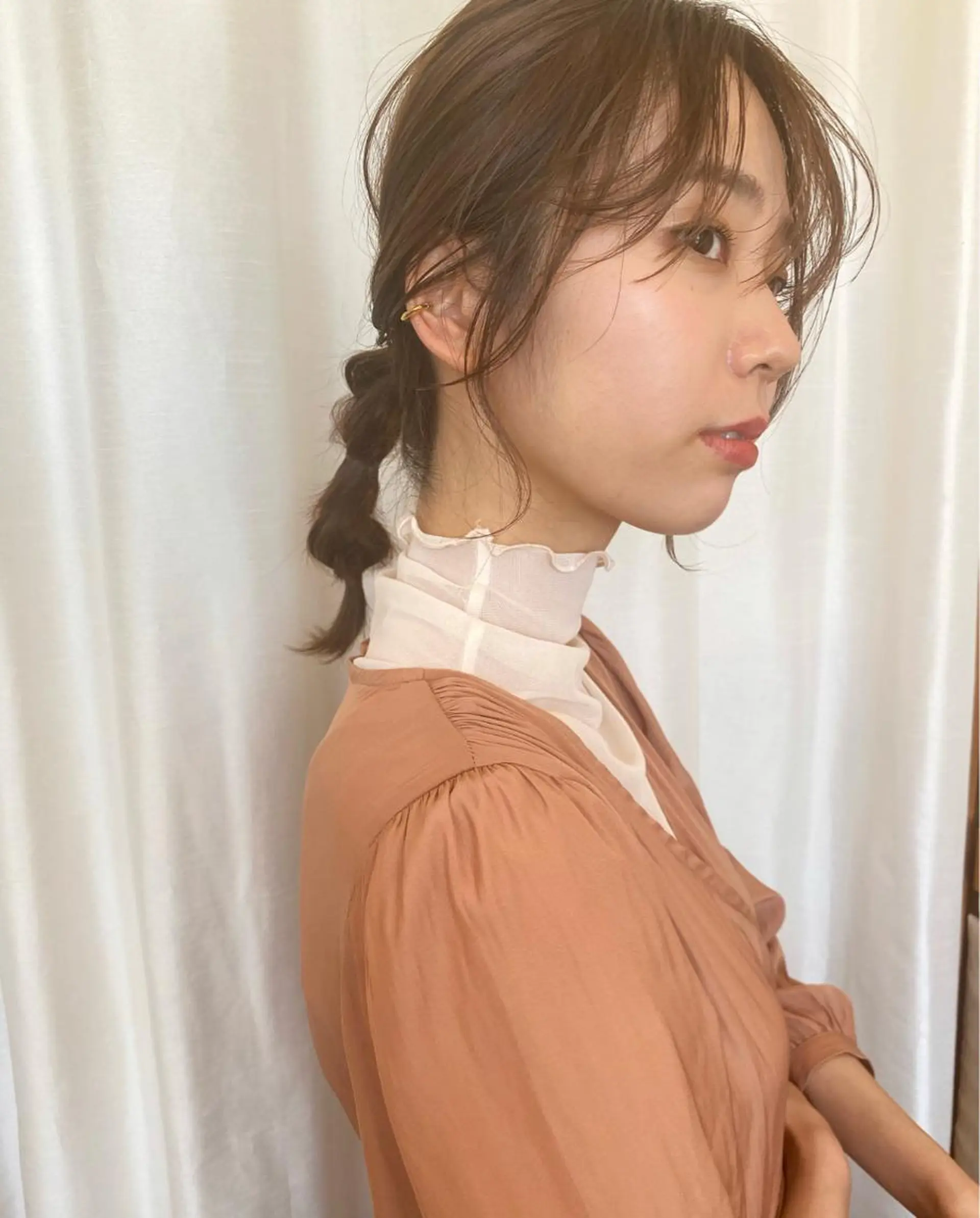 セミロング カラー ANY mikuのヘアスタイル