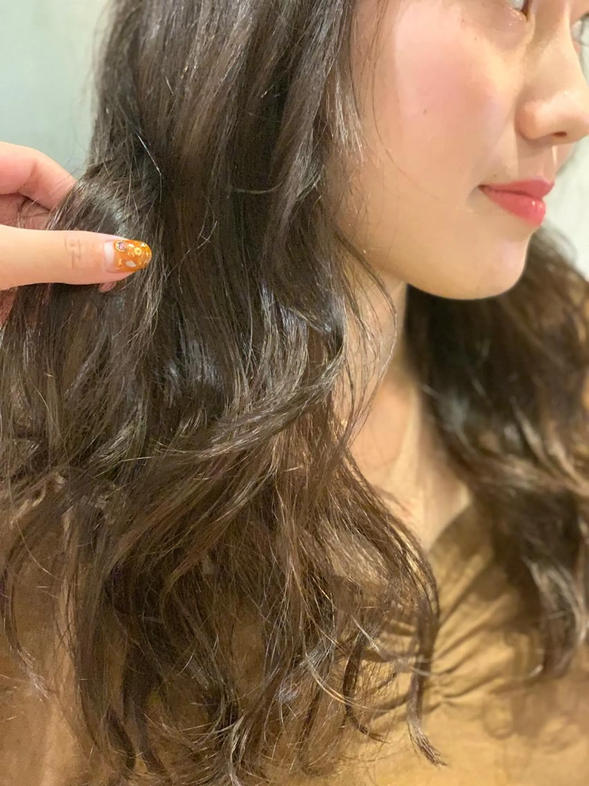 ロング カラー パーマ ヘアアレンジ トリートメント 高井瑠華🌼 ストカールカット特化のヘアスタイル