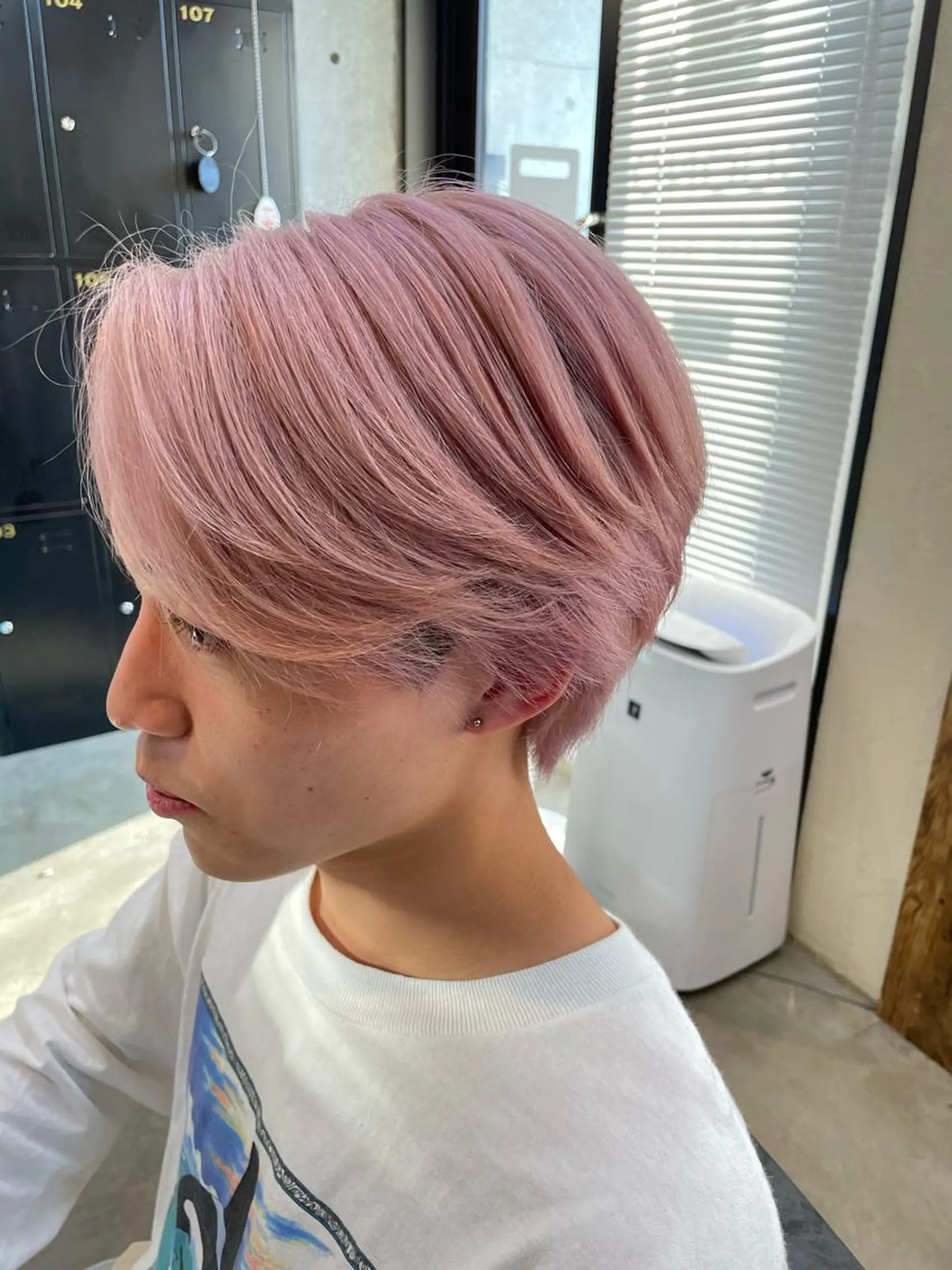 ショート カラー メンズ カット ヘアカラー トリートメント メンズ韓国ヘア👹 KAJIのヘアスタイル