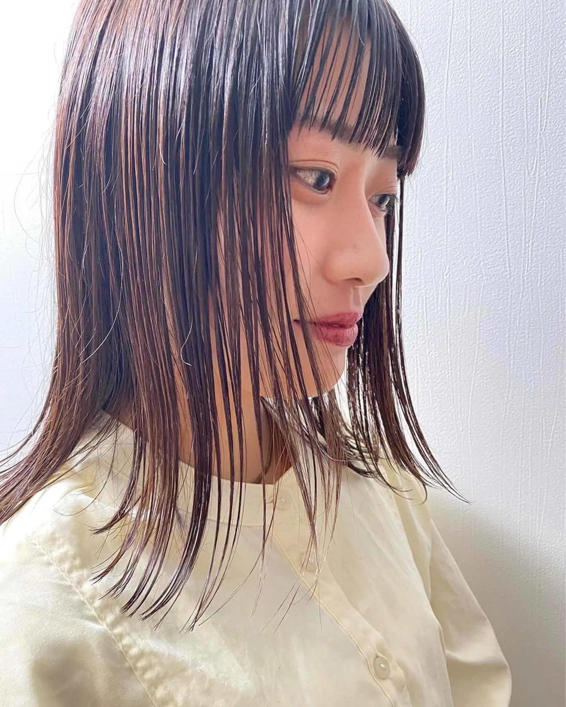 ミディアム 石川 尚哉のヘアスタイル