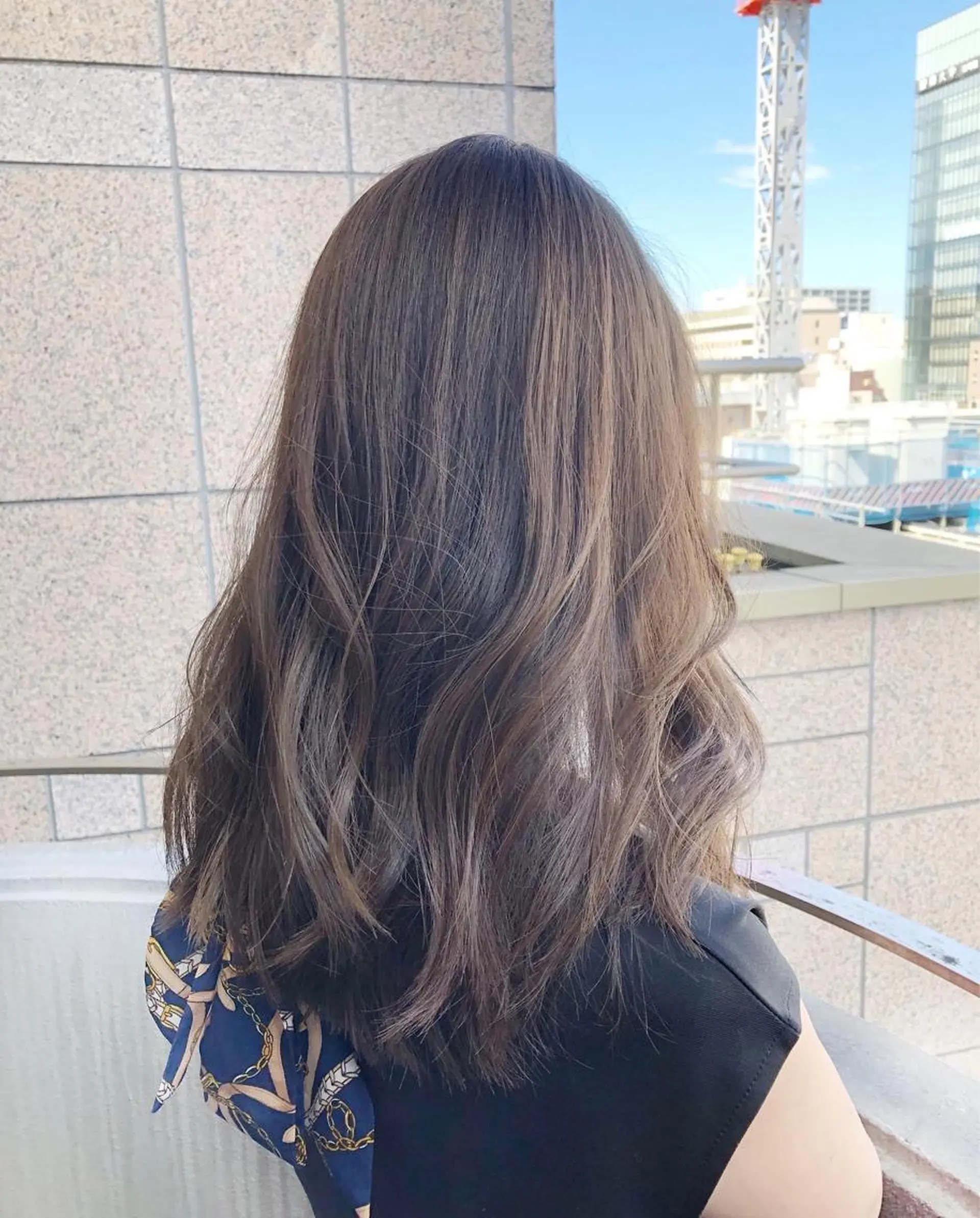 セミロング カット ヘアカラー パーマ トリートメント カラーアンドケアリタ kitamuuuのヘアスタイル