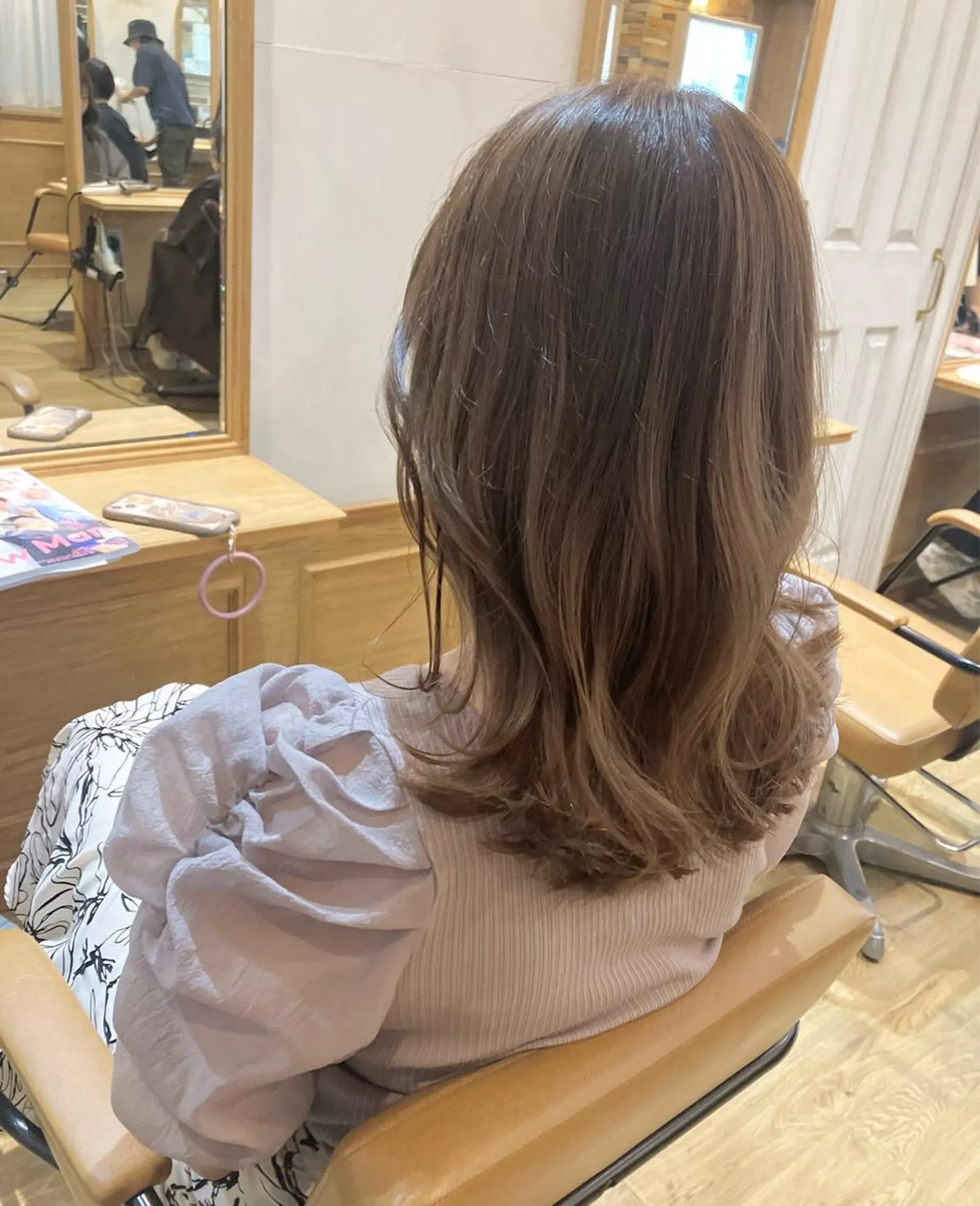 セミロング 🌼髪質改善/美髪 縮毛/ あきのヘアスタイル