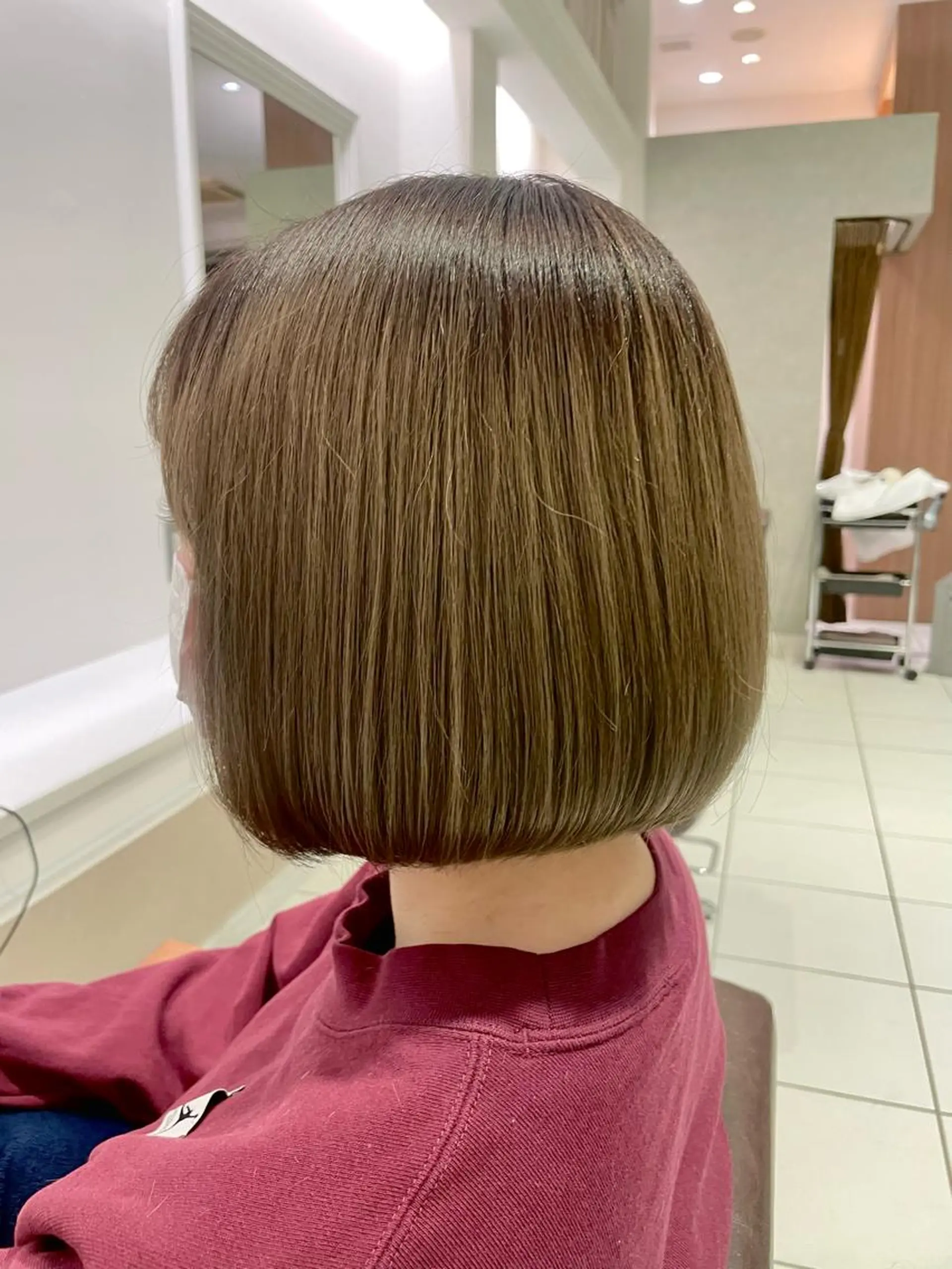 ショート 切りっぱなしボブ ボブ 🫧大人可愛く🫧 renaのヘアスタイル