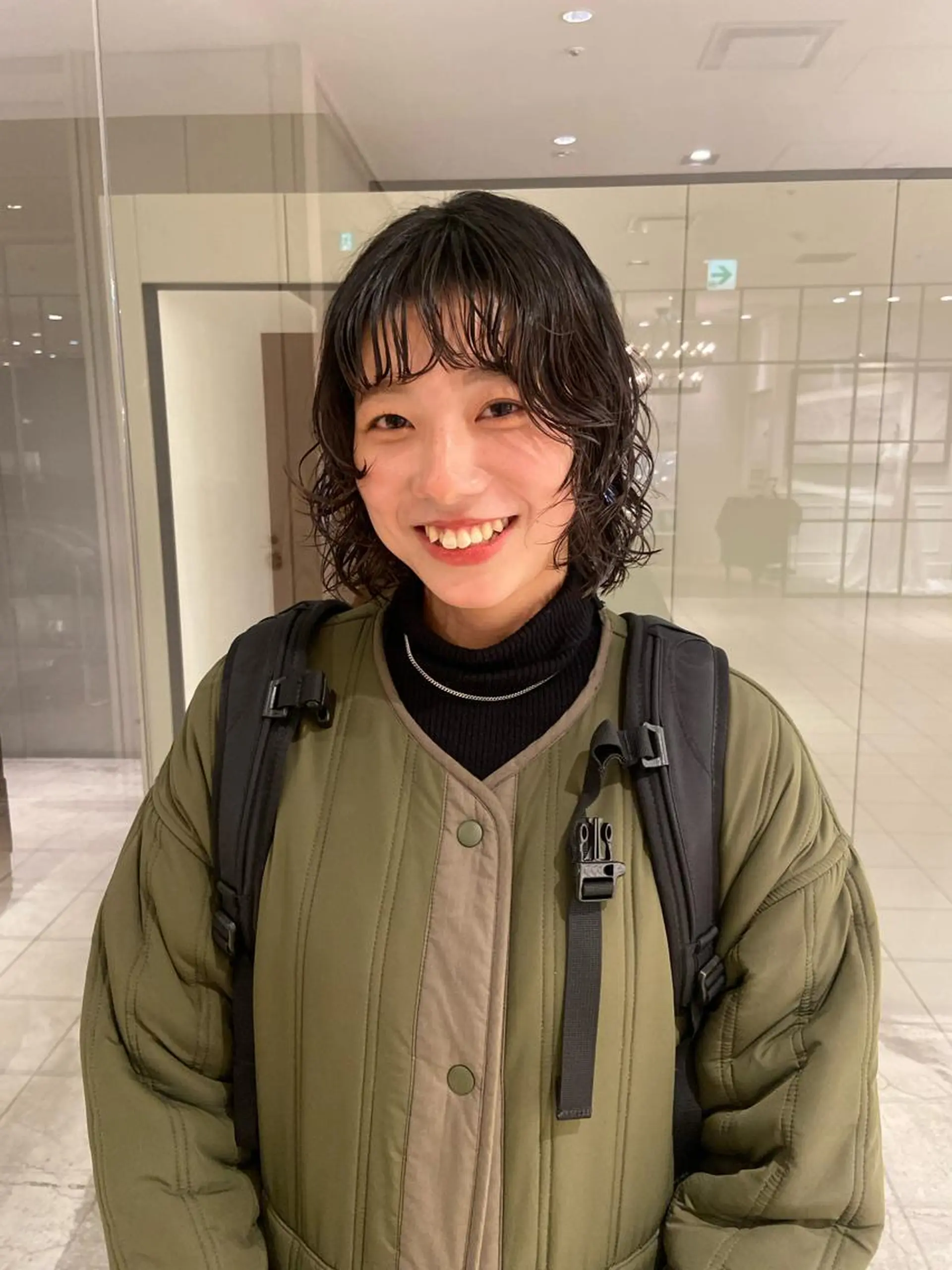 ショート パーマ 松村 澪里のヘアスタイル