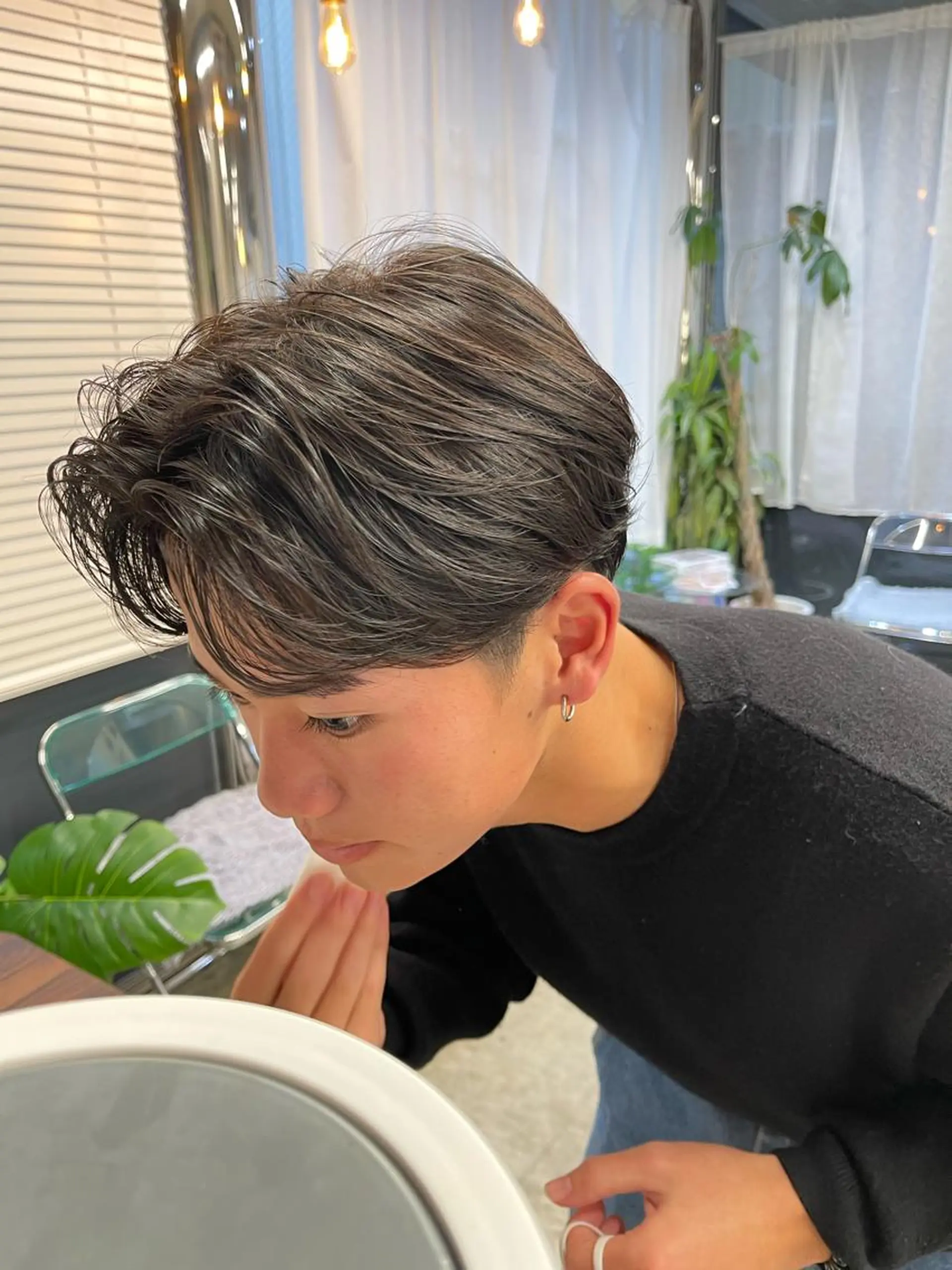 ショート パーマ メンズ カルマパーマ メンズパーマ カット パーマ Peyp所属・早瀬裕之 パーマのヘアスタイル