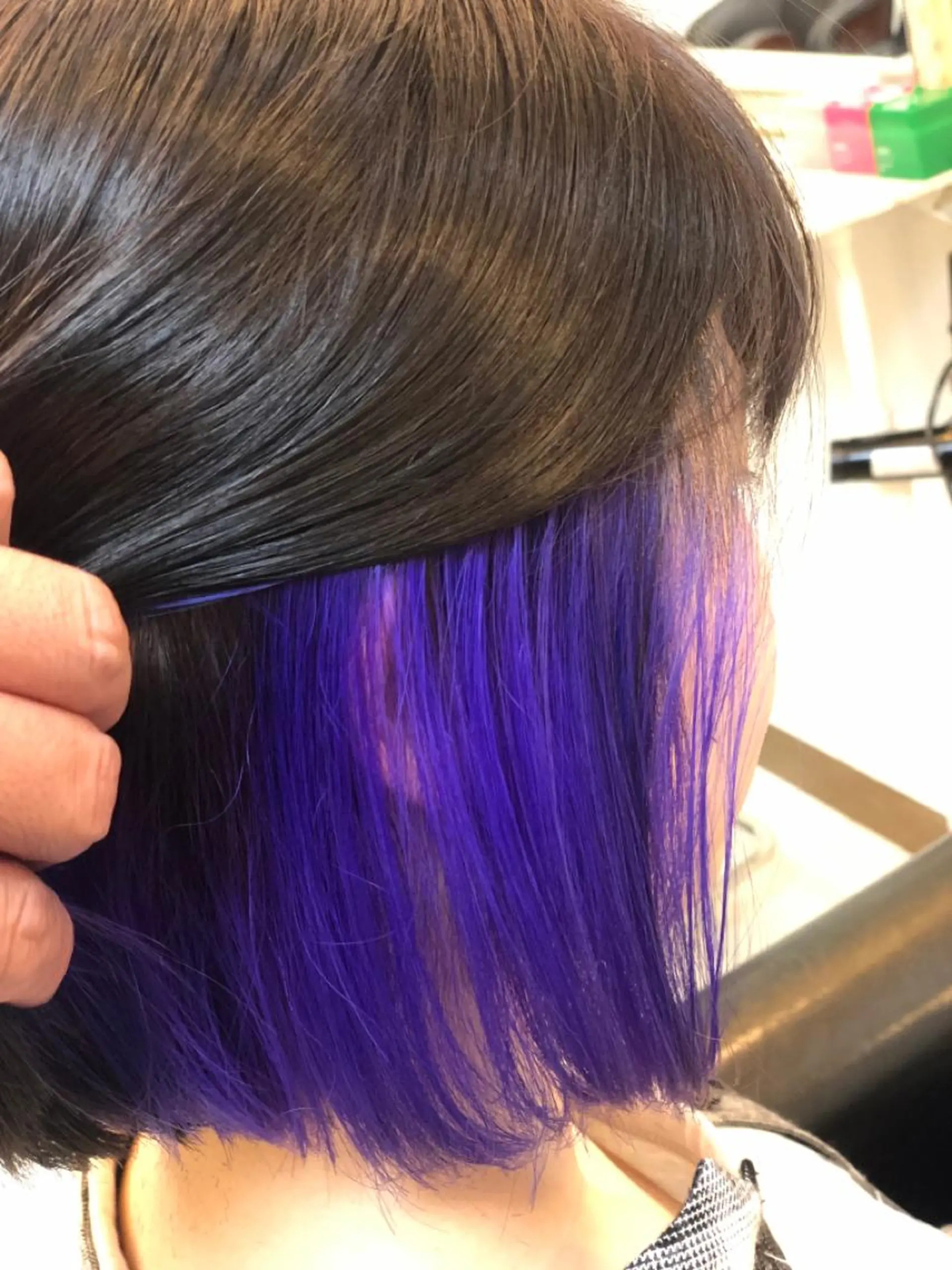 ショート カラー インナーカラー パープルカラー KEN 🌟のヘアスタイル