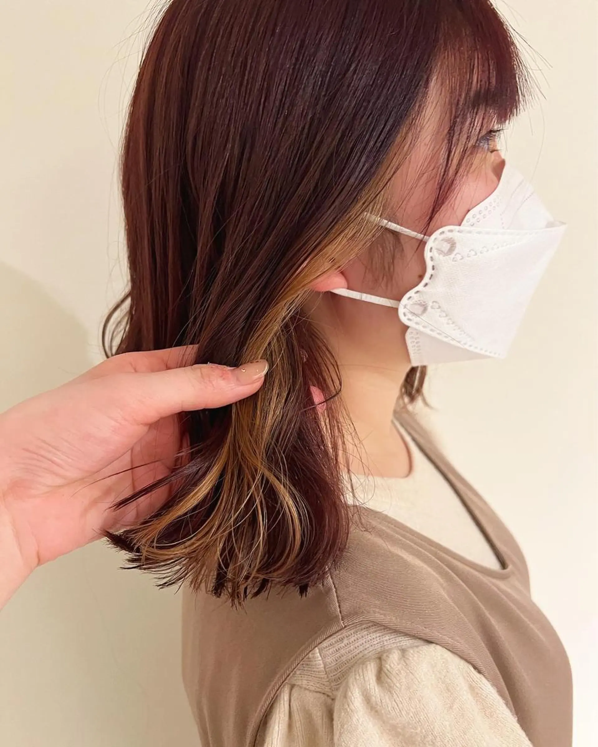 セミロング private salon  sill所属・🫧ツヤ髪個室美容室 安食茉莉🫧のヘアスタイル
