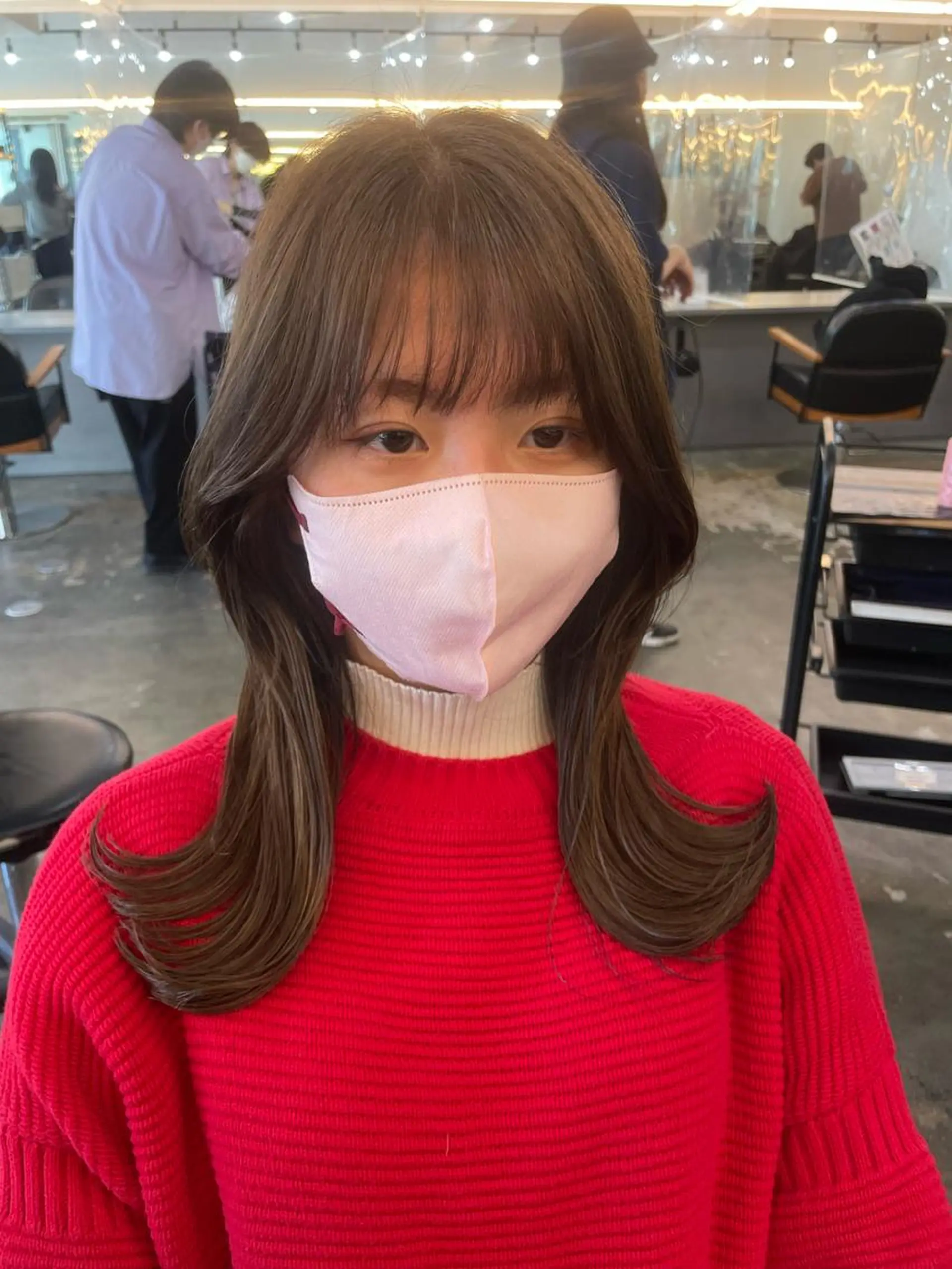 ミディアム カラー イトウ アキノリのヘアスタイル