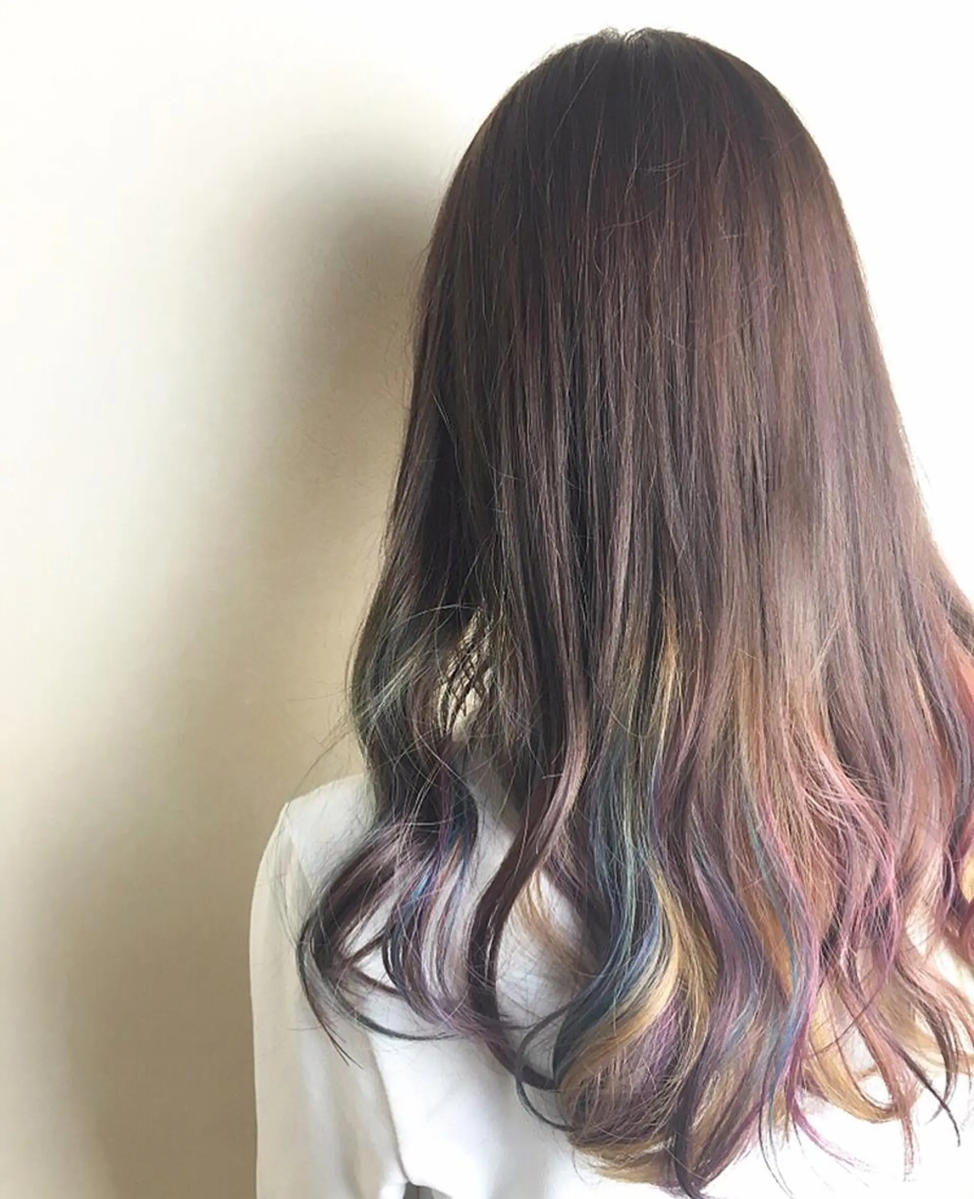 ロング カラー ヘアカラー 永田 琴愛のヘアスタイル